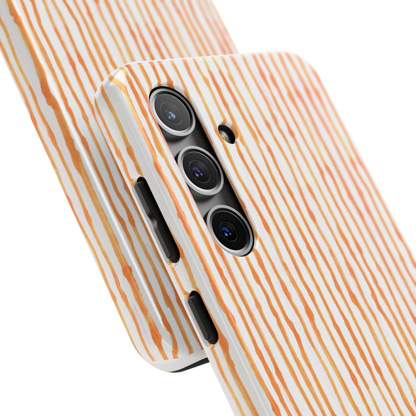 Faux Seersucker White / Melon Phone Case