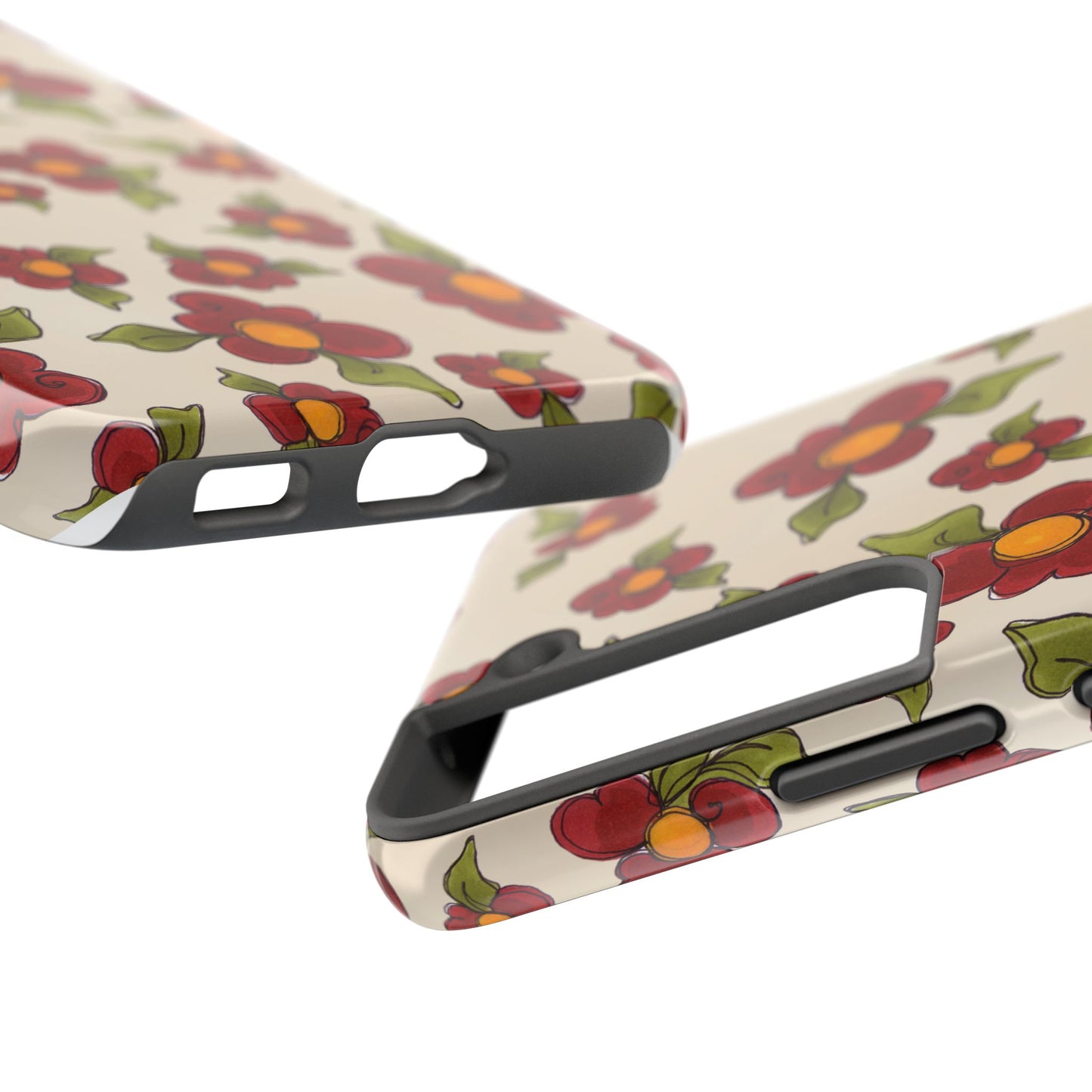 Chili Pepper Daisies Phone Case