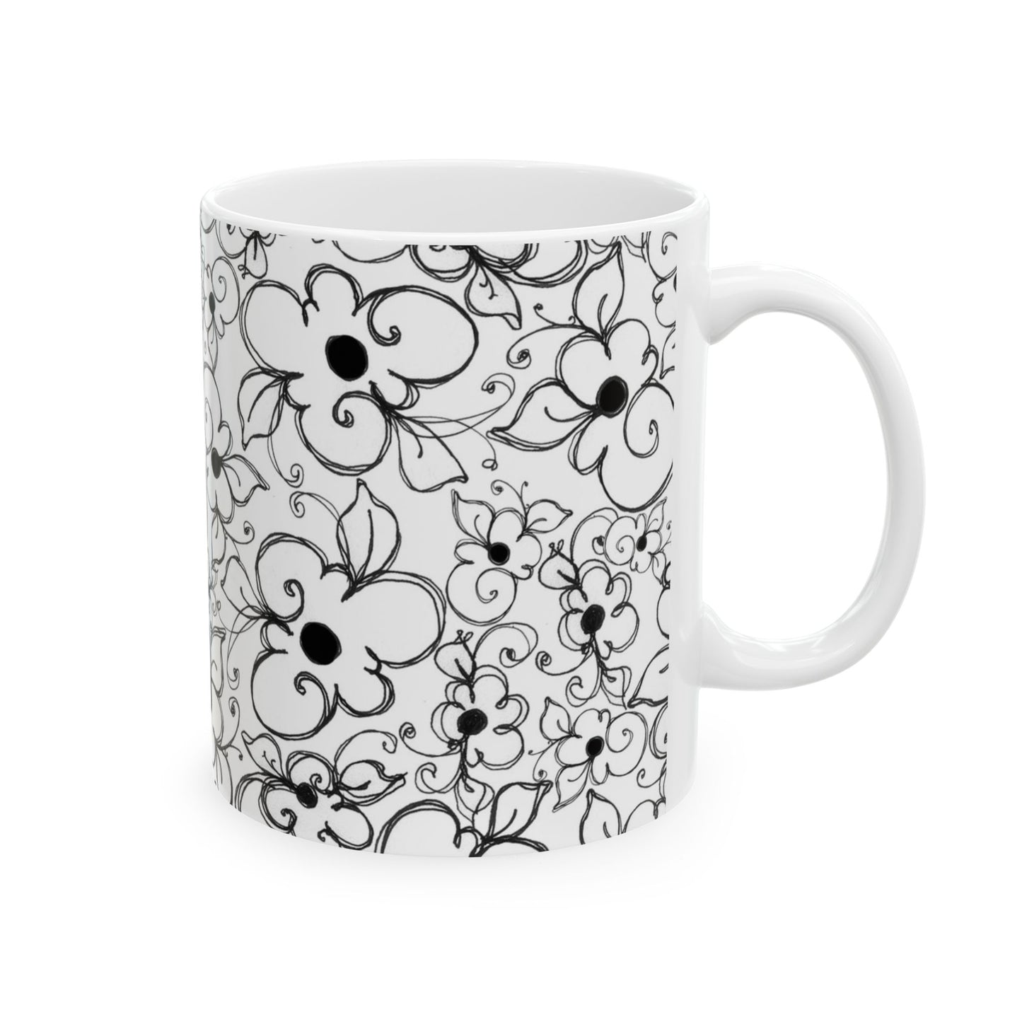 Dog Daisies White Cup