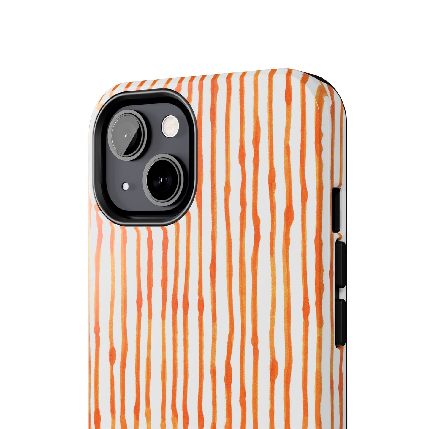 Faux Seersucker Orange / White Phone Case