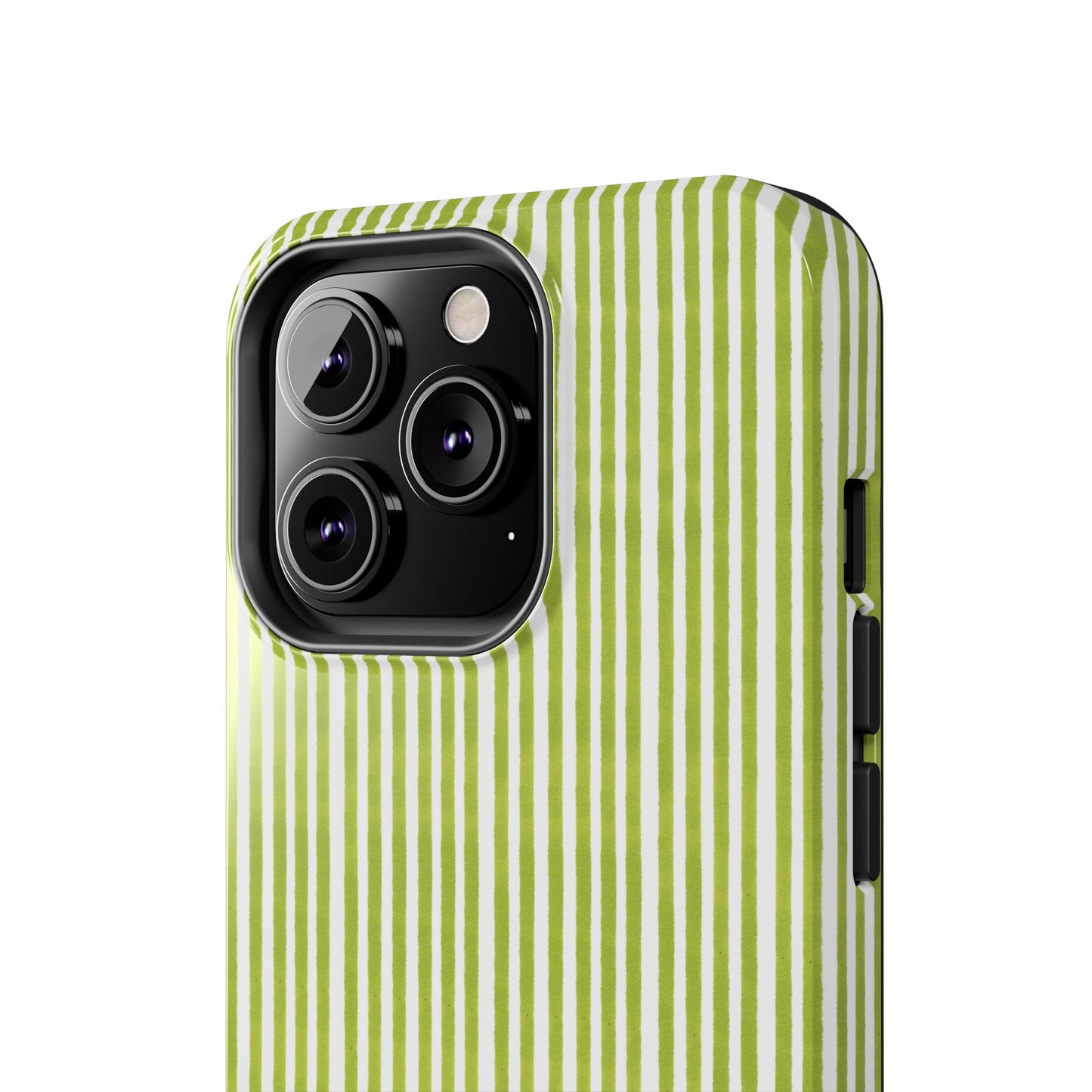 Lazy Stripe Lime Phone Case