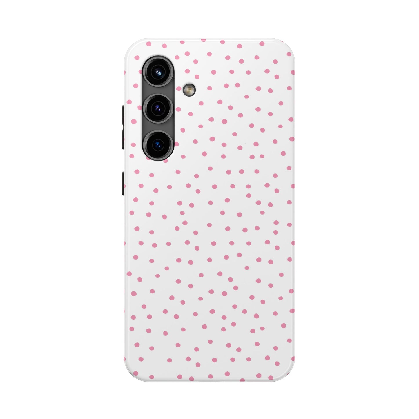 Dinky Dots White / Pink Phone Case