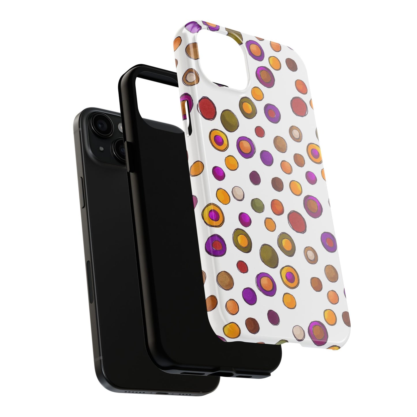 Sesame Dot White Phone Case