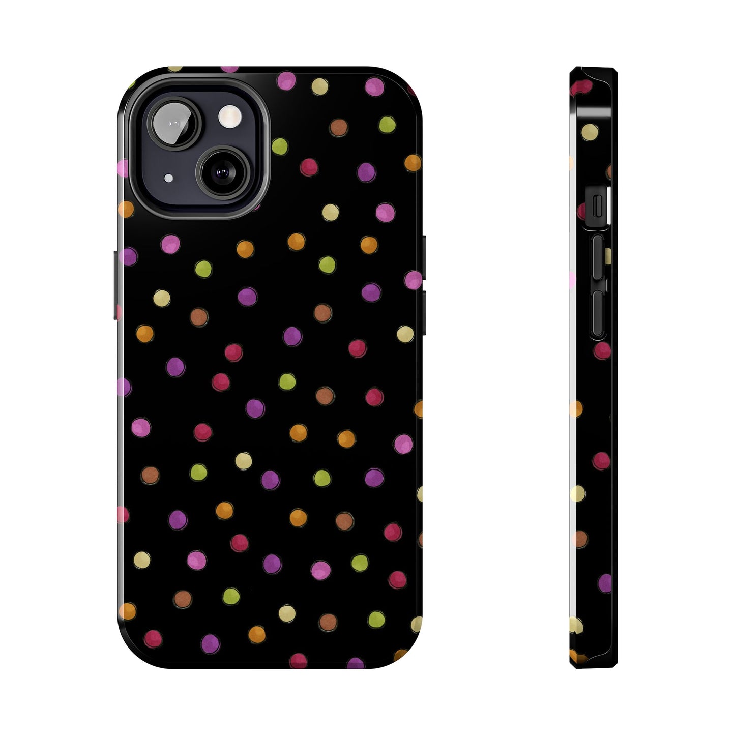 Tea Dot Black Phone Case