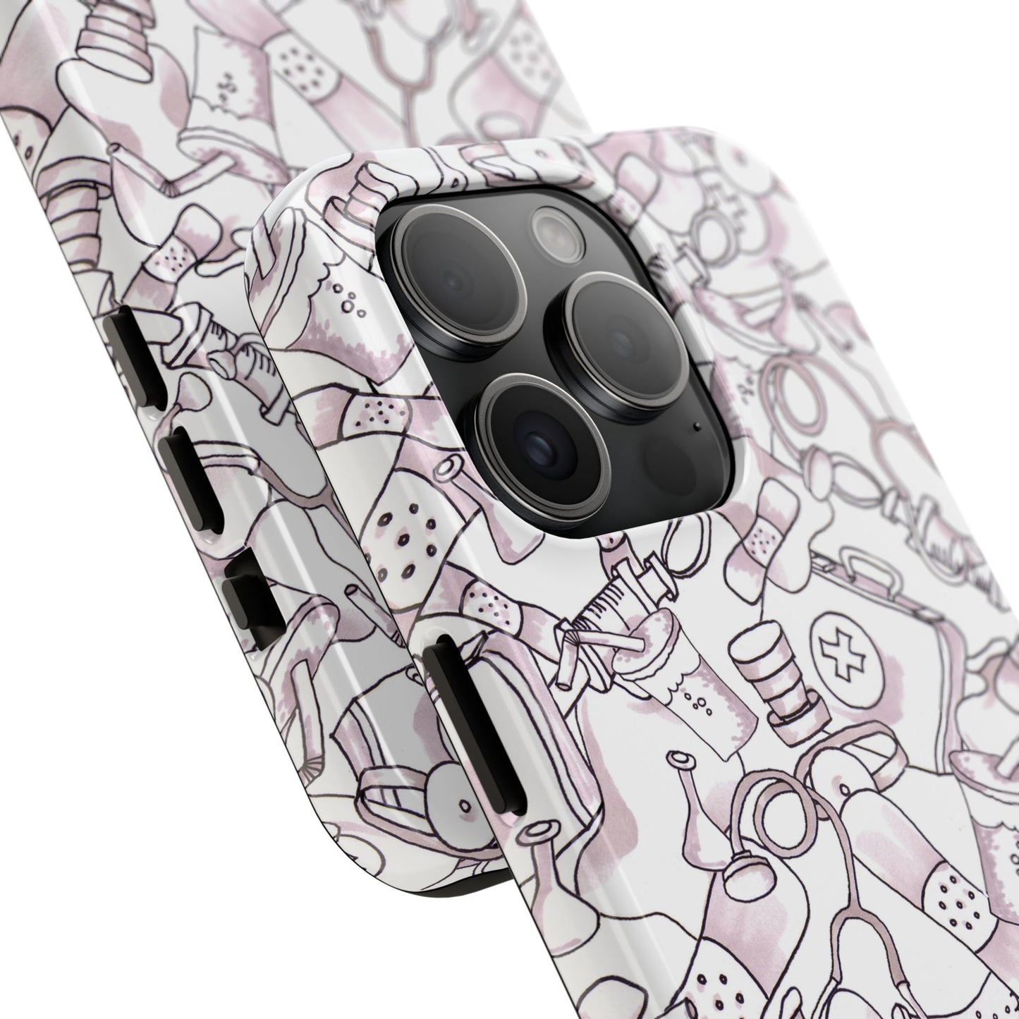 Med Stuff White Phone Case