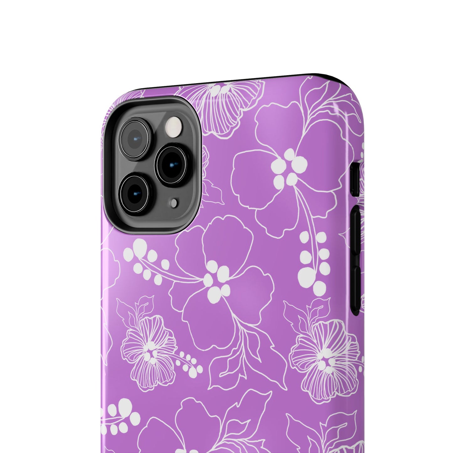 Lacey Hibiscus Orchid Phone Case
