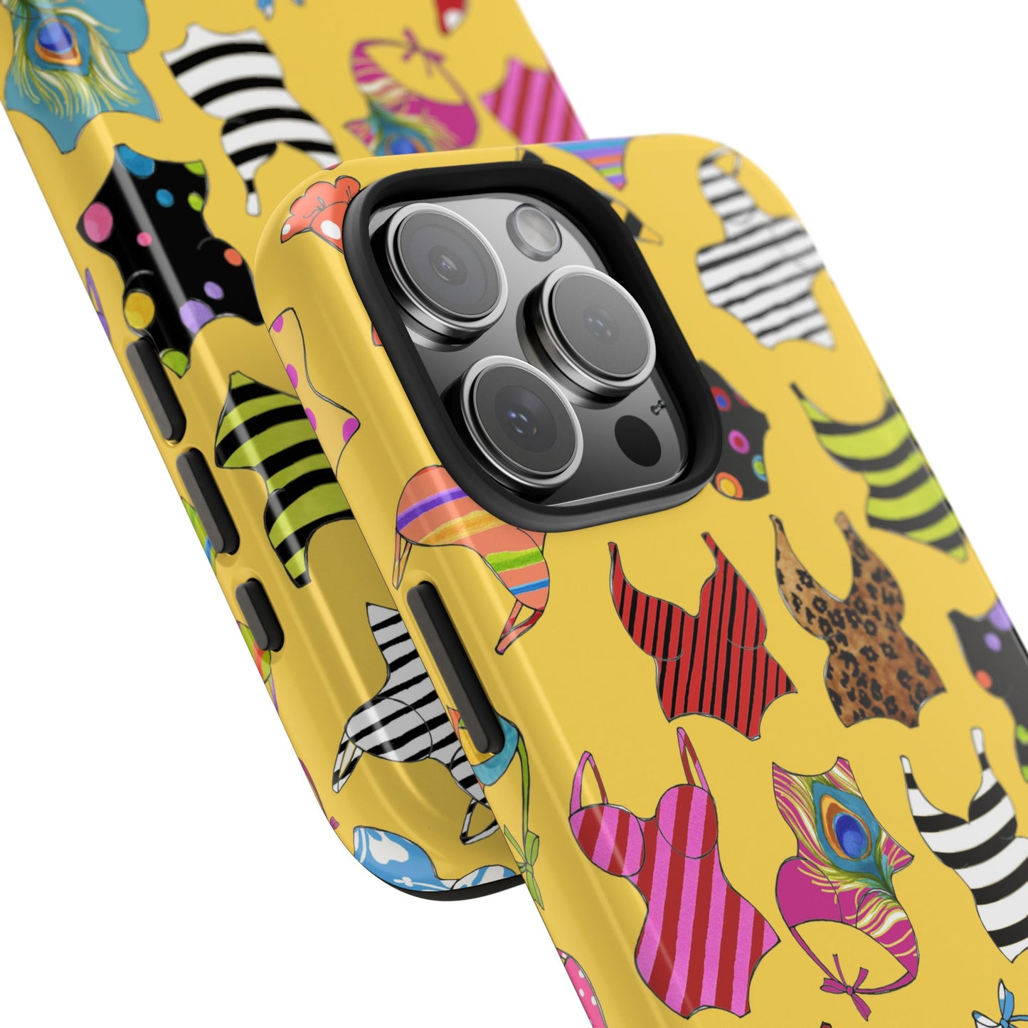 Assorted Suits Yellow Phone Case