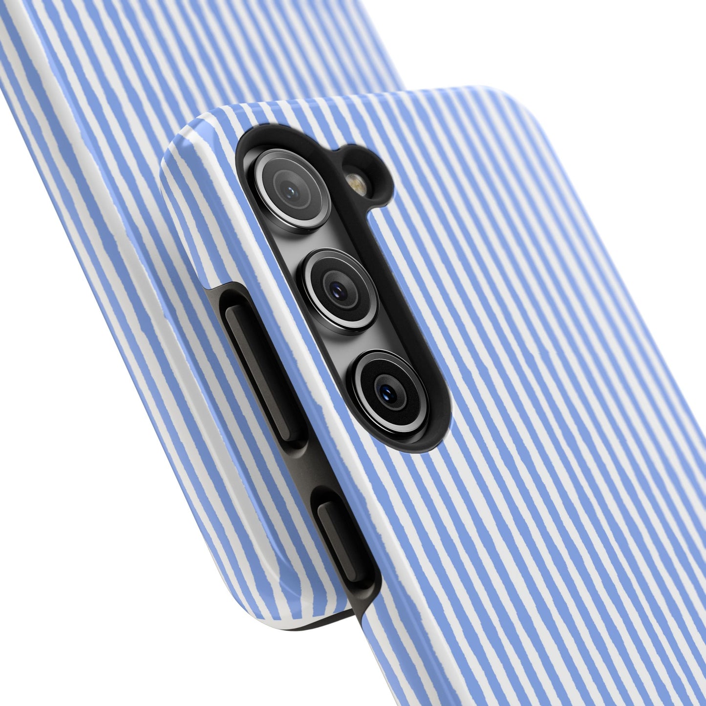 Lazy Stripe Blue / White Phone Case