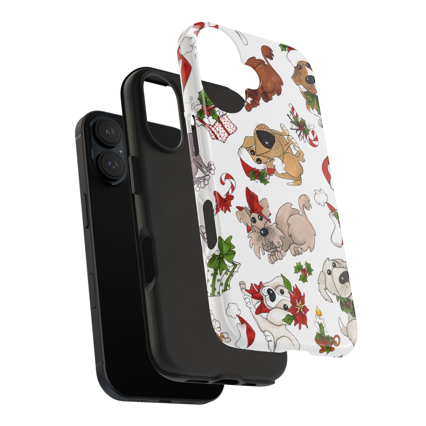 Doggie Toss White Phone Case