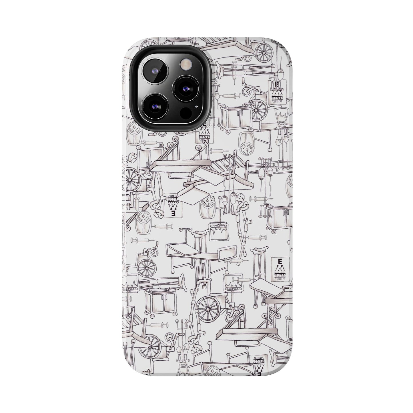 Essentials White / White Phone Case