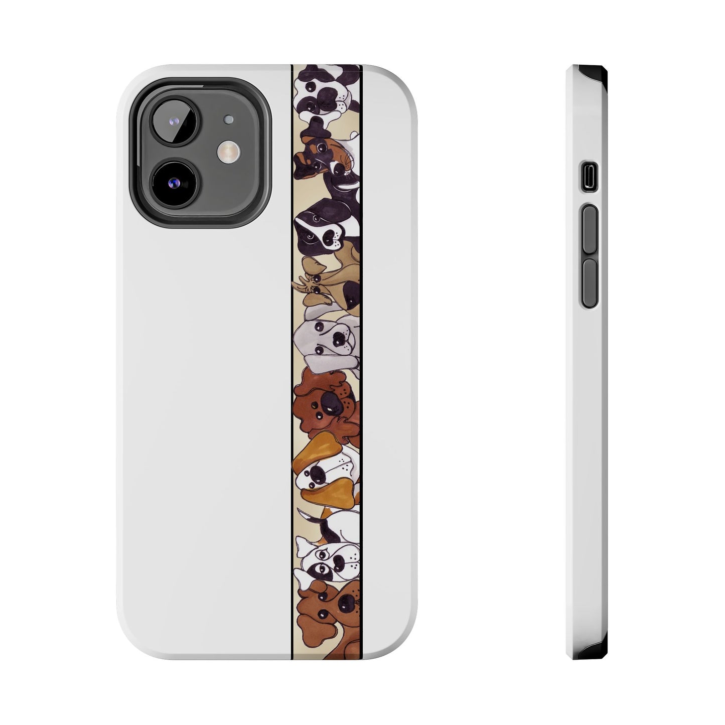 Doggie Delight Border Phone Case