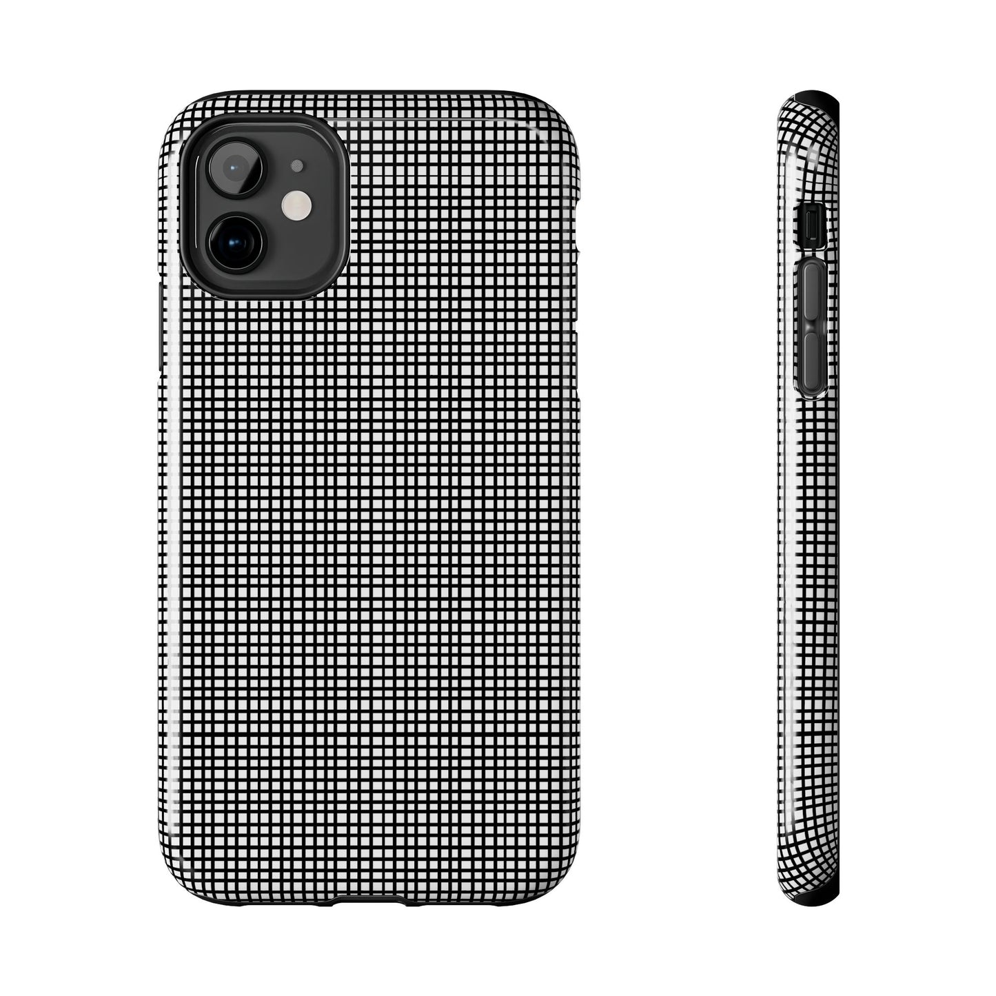 Window Pane White / Black Phone Case