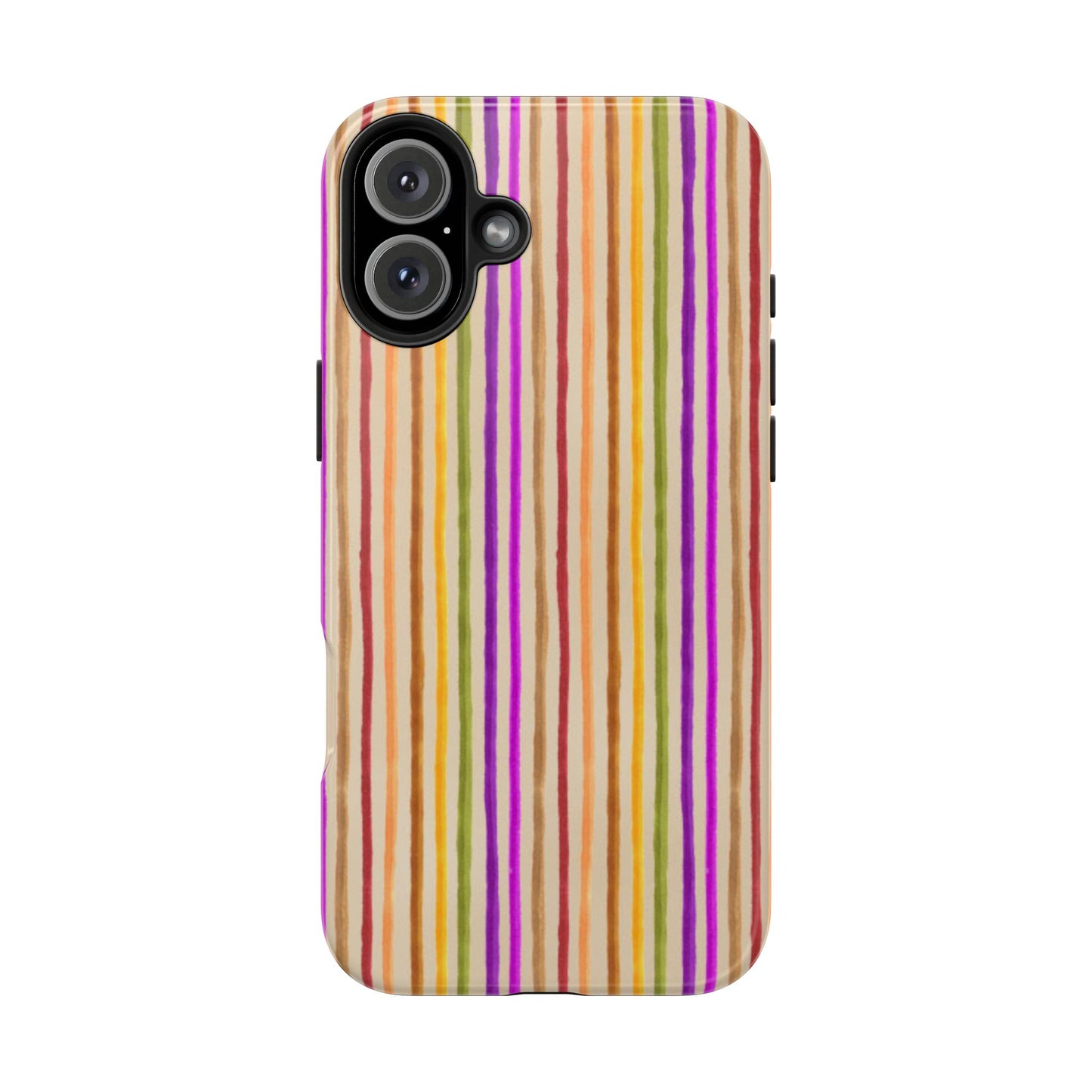 Spice Stripe Muslin Phone Case