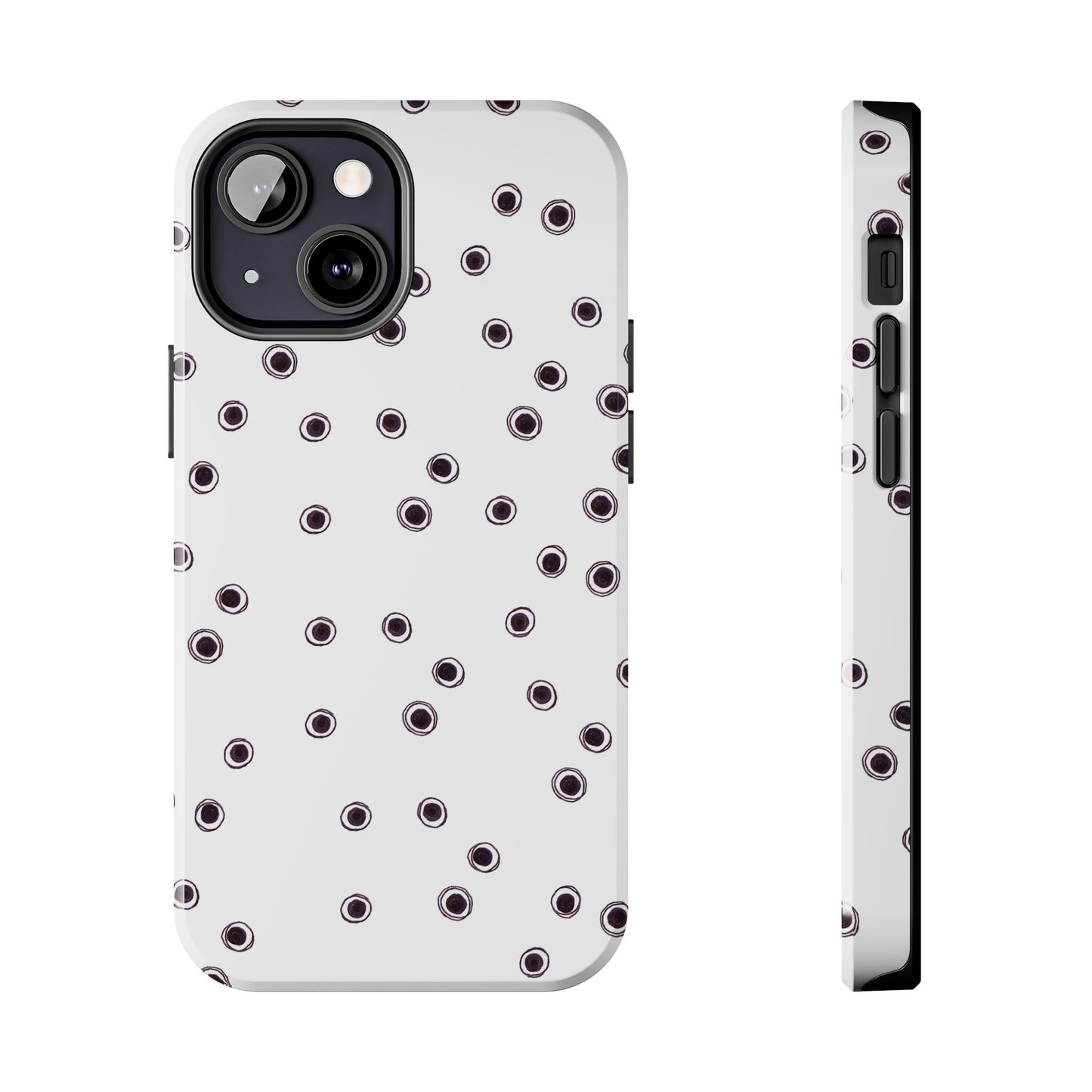 Halo Dots White Phone Case