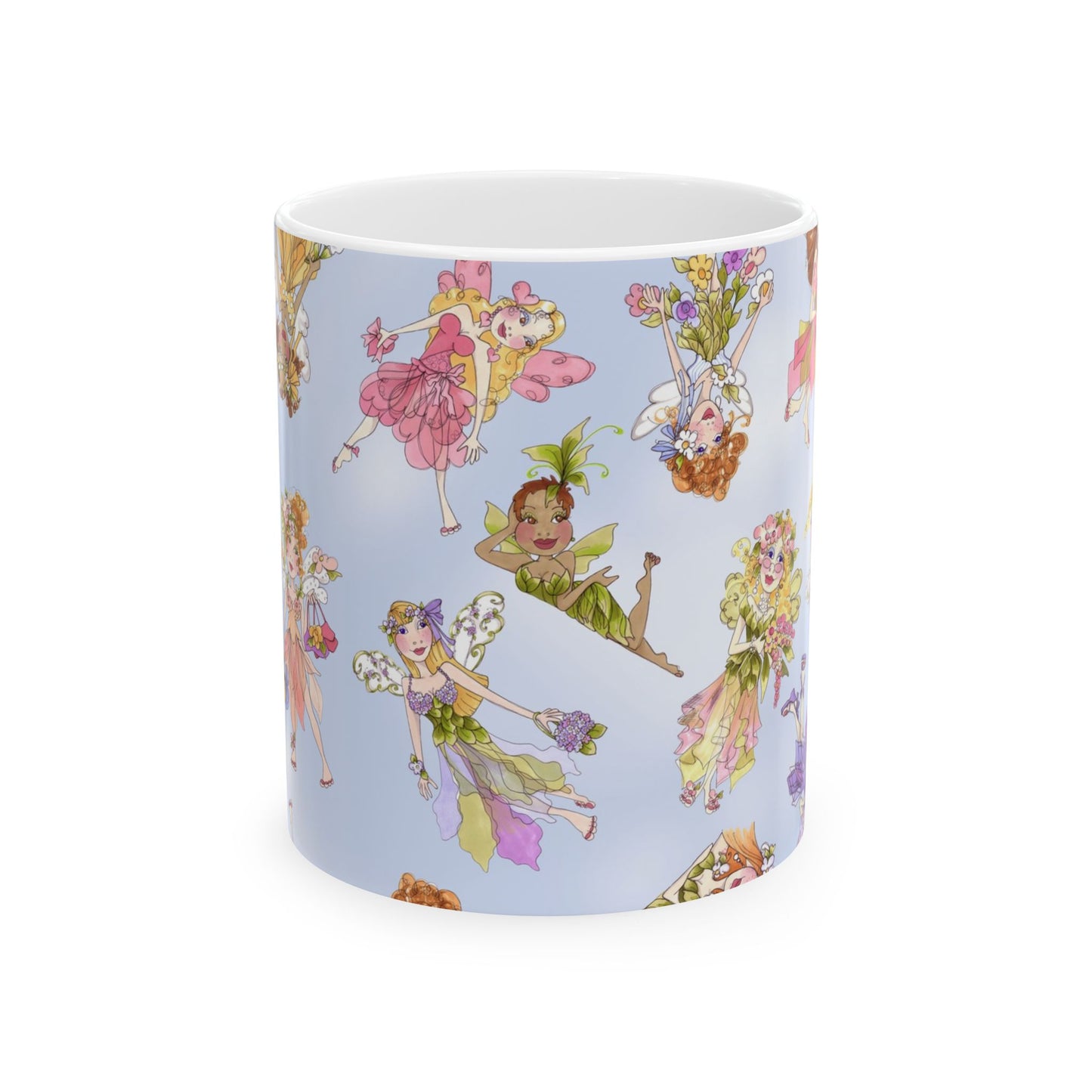 Fairies Afloat Blue Cup