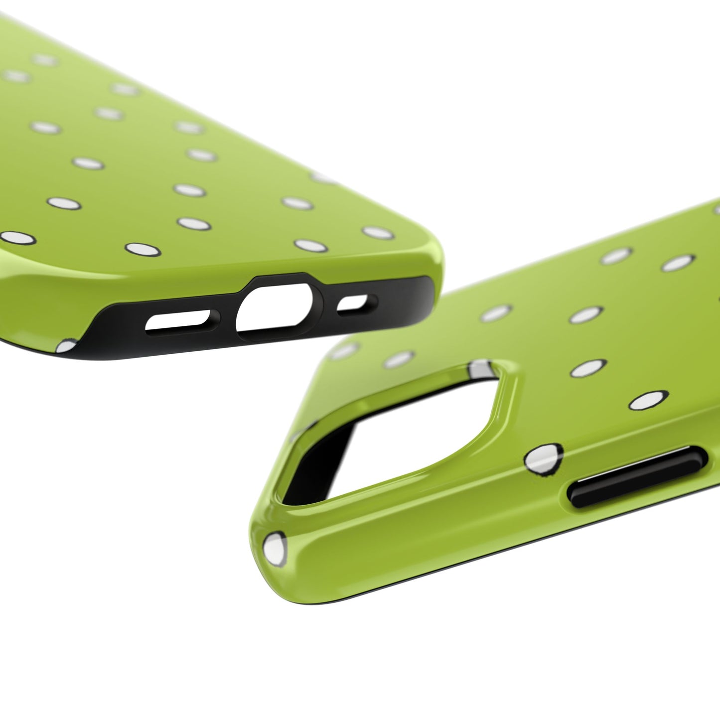 Lime Dots Phone Case