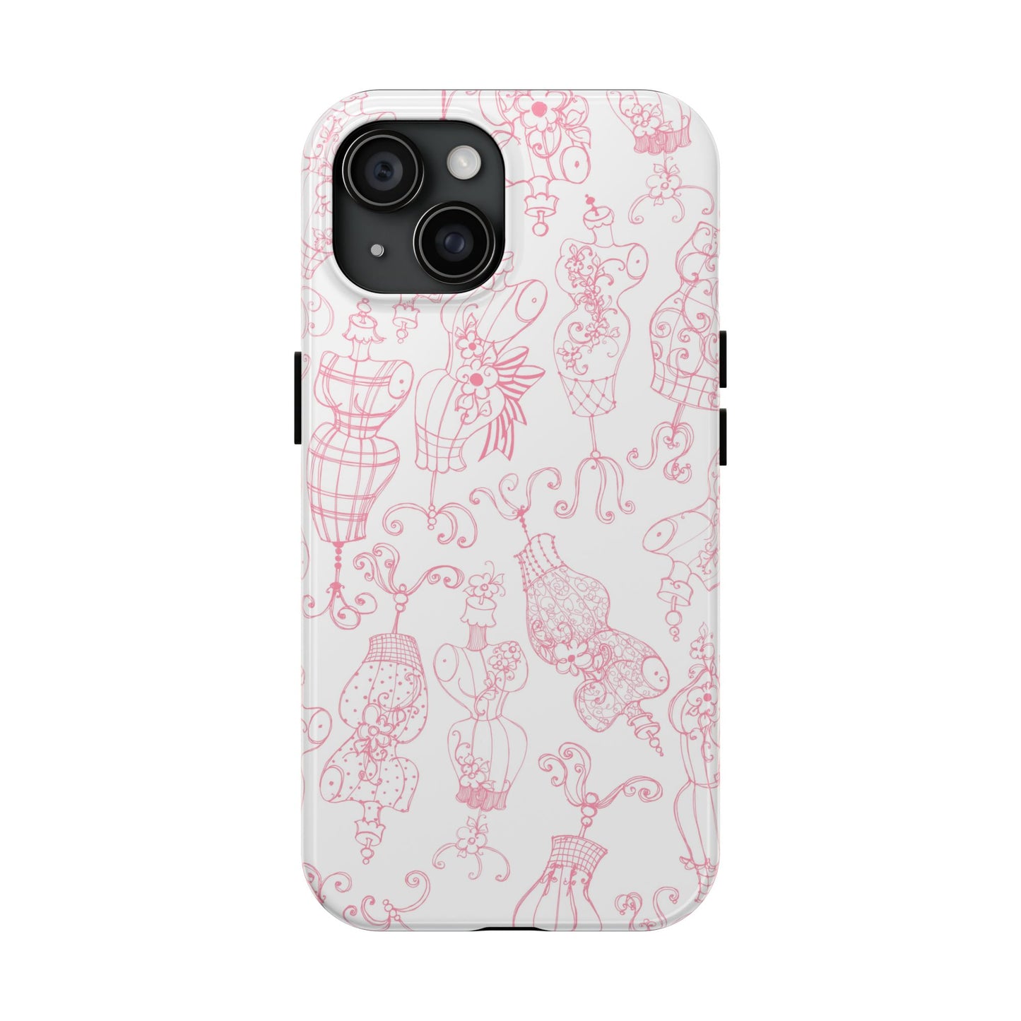 Mannequinique White / Pink Phone Case