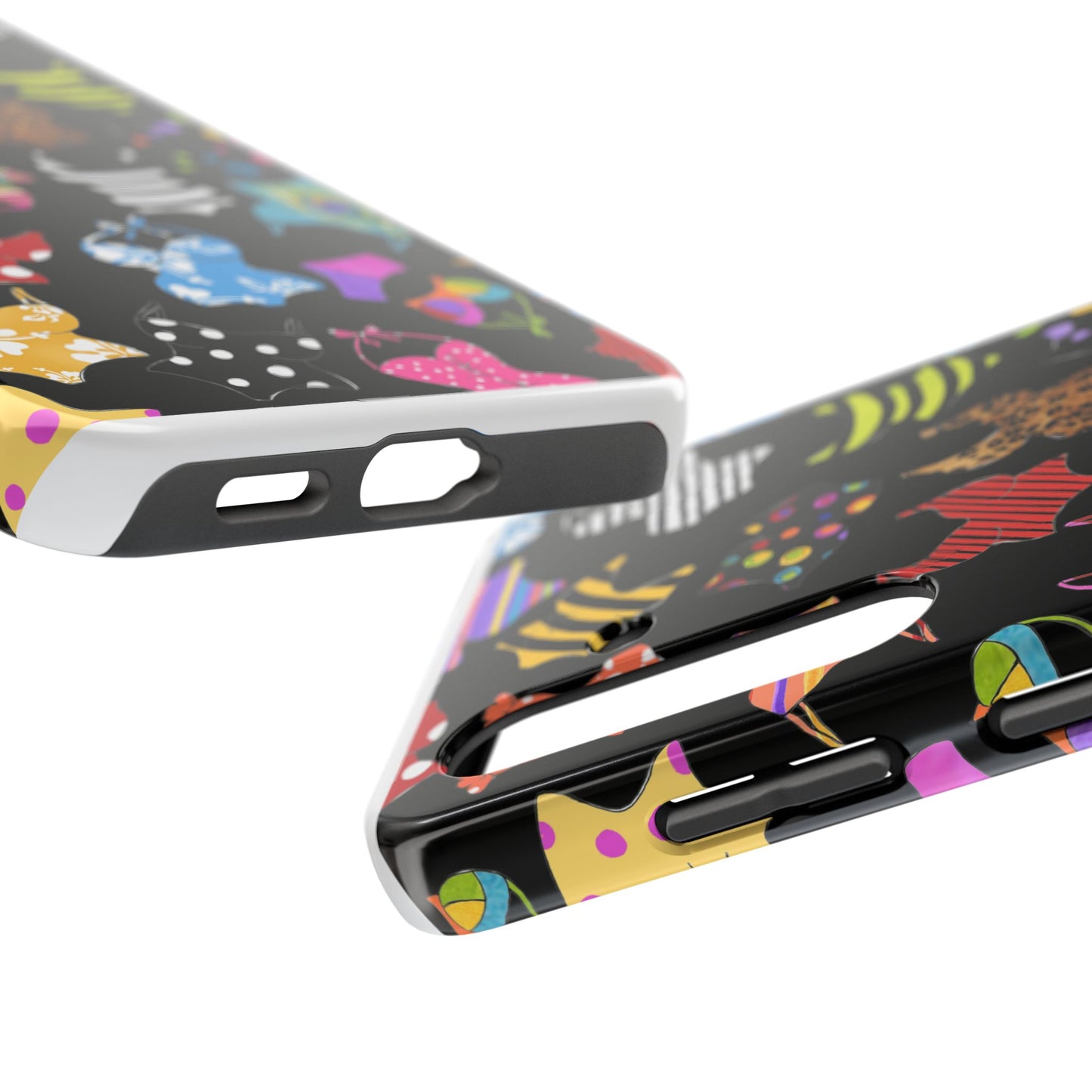 Assorted Suits Black Phone Case