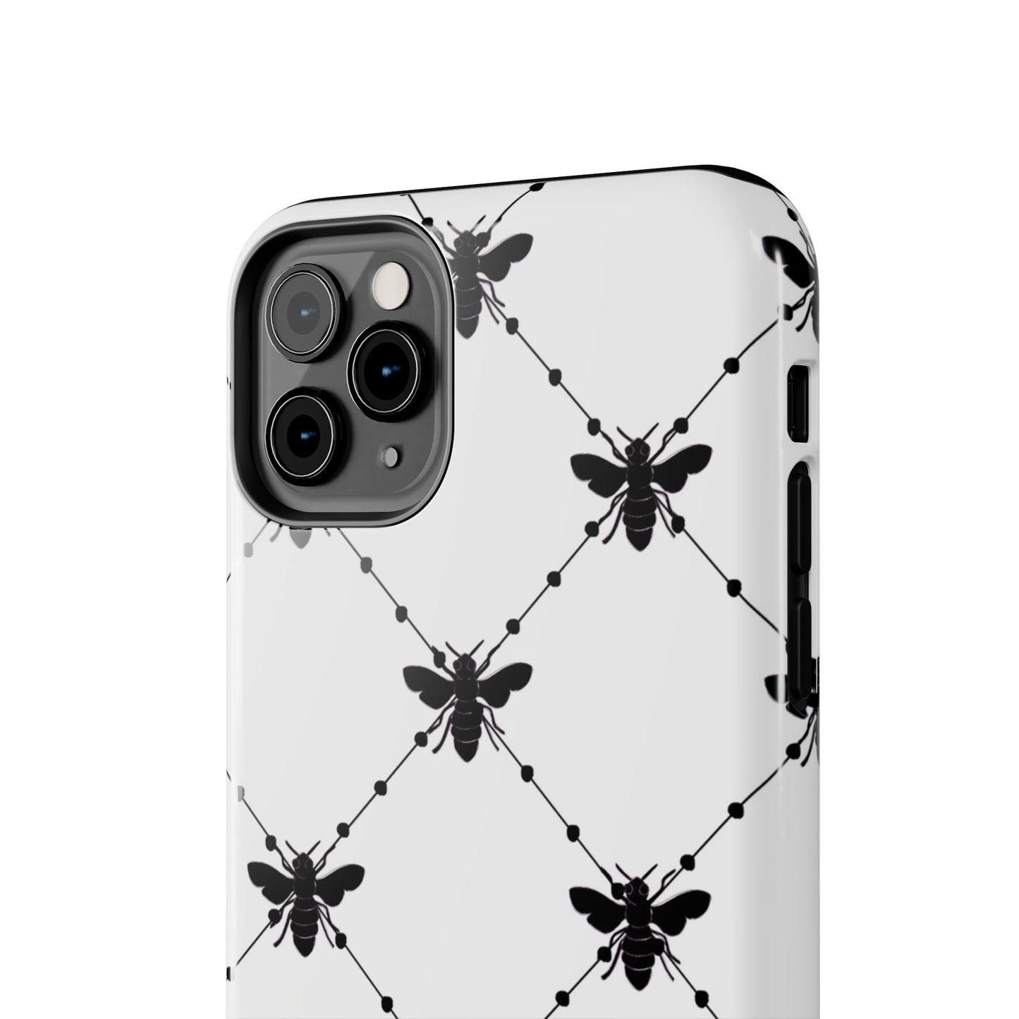 Beaded Bees White Phone Case