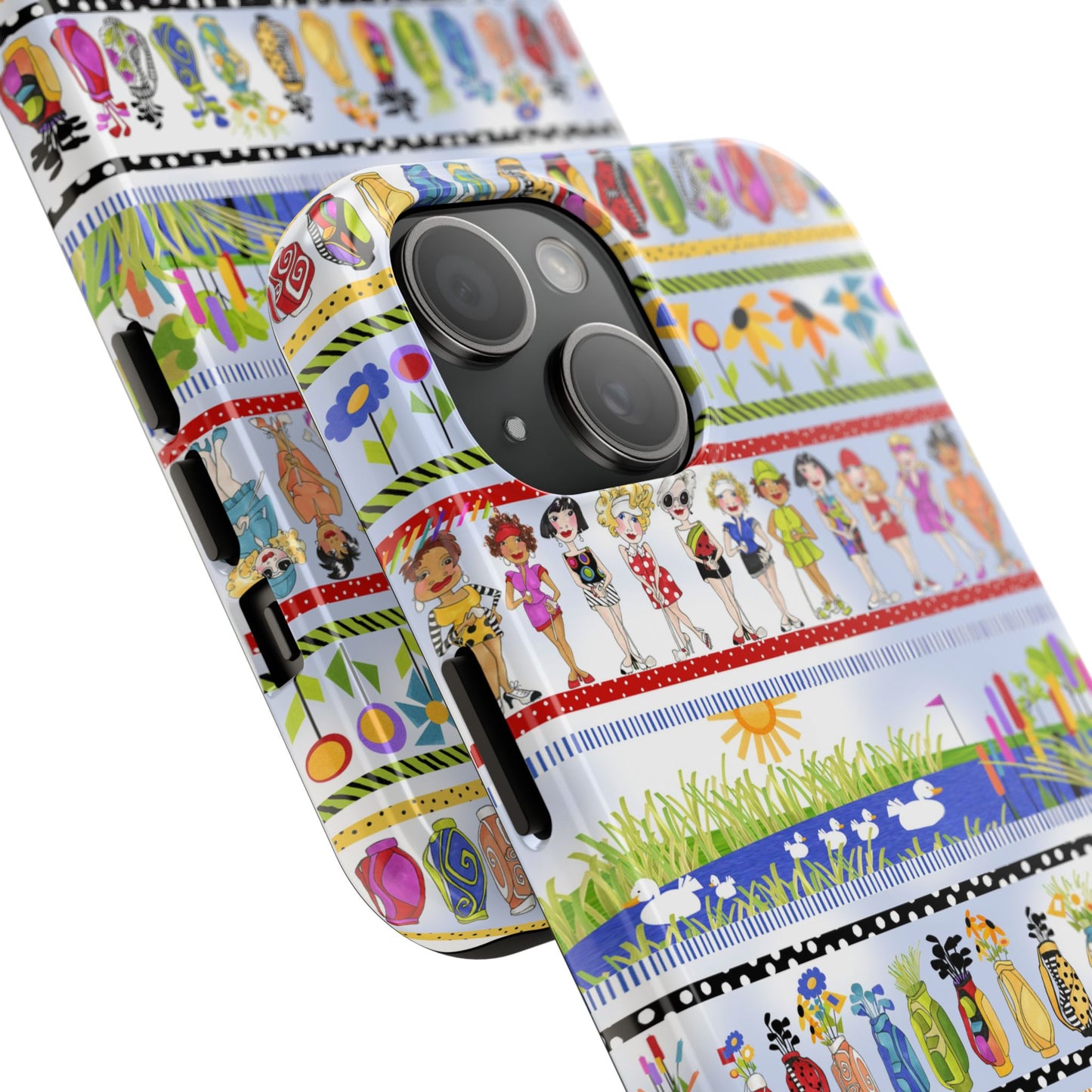 Golf Borders Blue Sky Phone Case