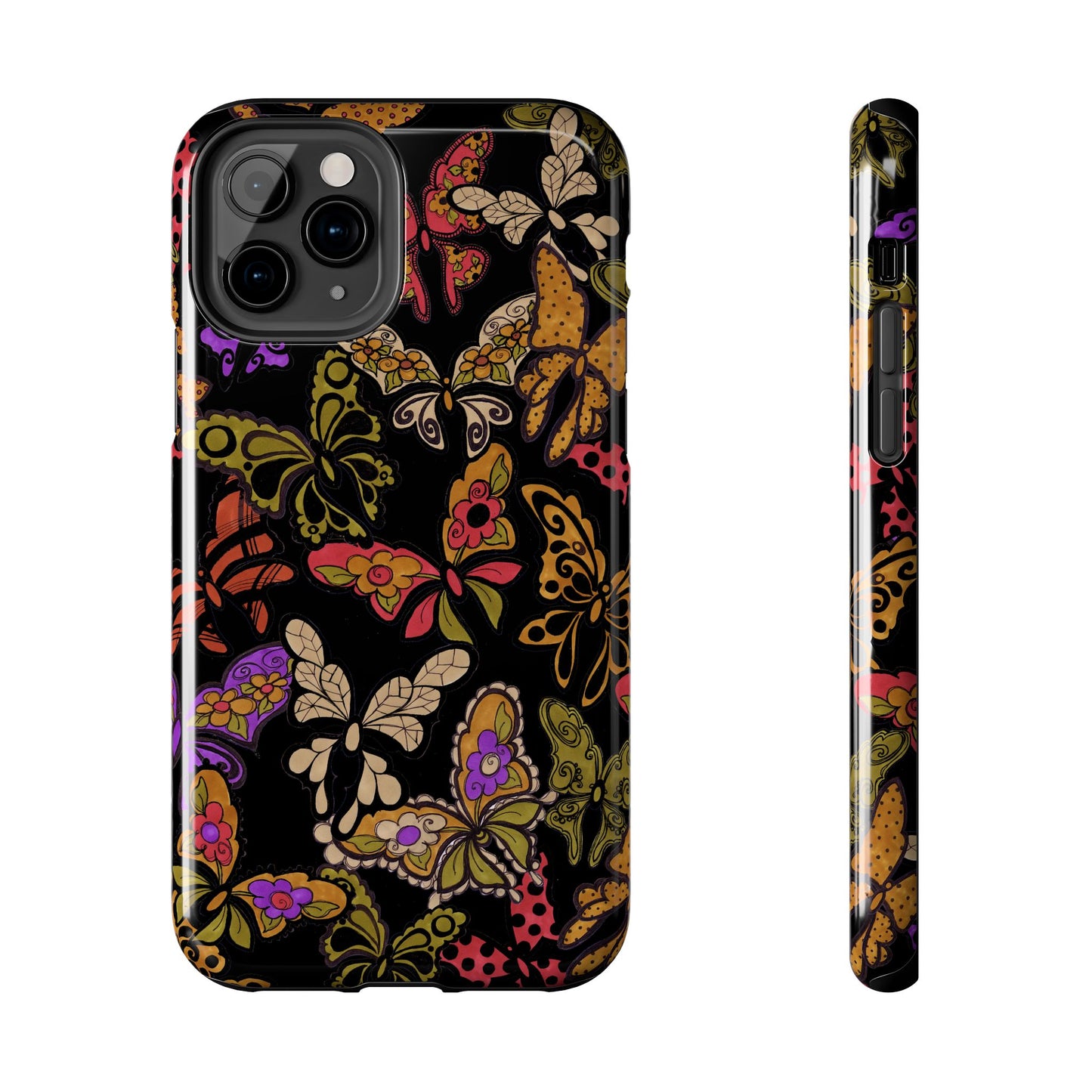 Flighty Black Phone Case
