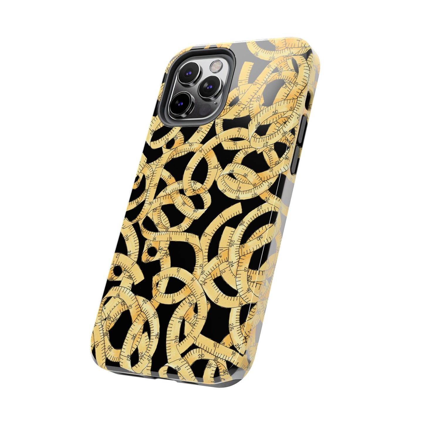 Tape Tangle Black Phone Case
