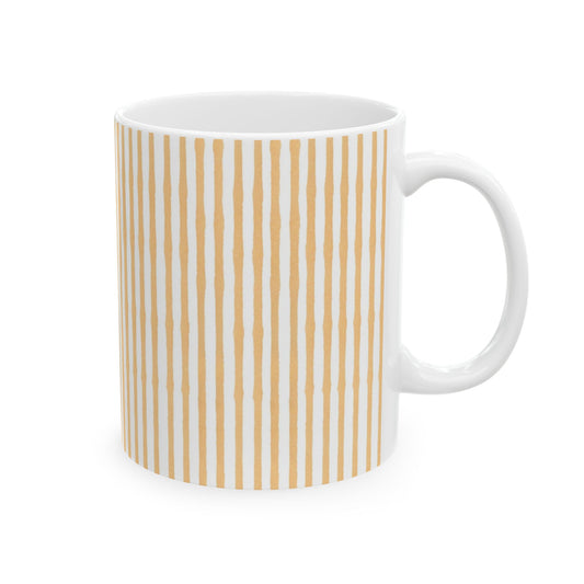Lazy Stripe Yellow Cup
