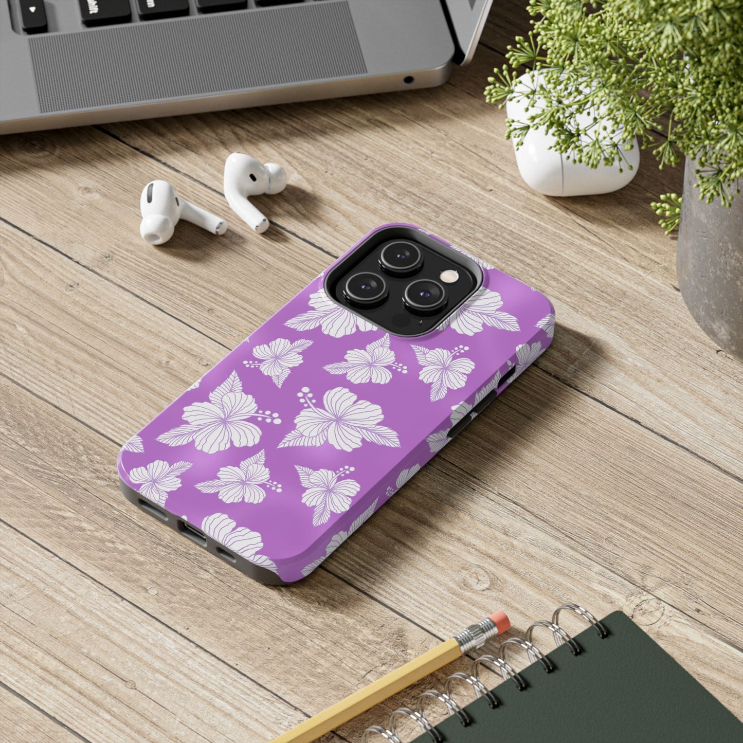 Hibiscus Lilac Phone Case