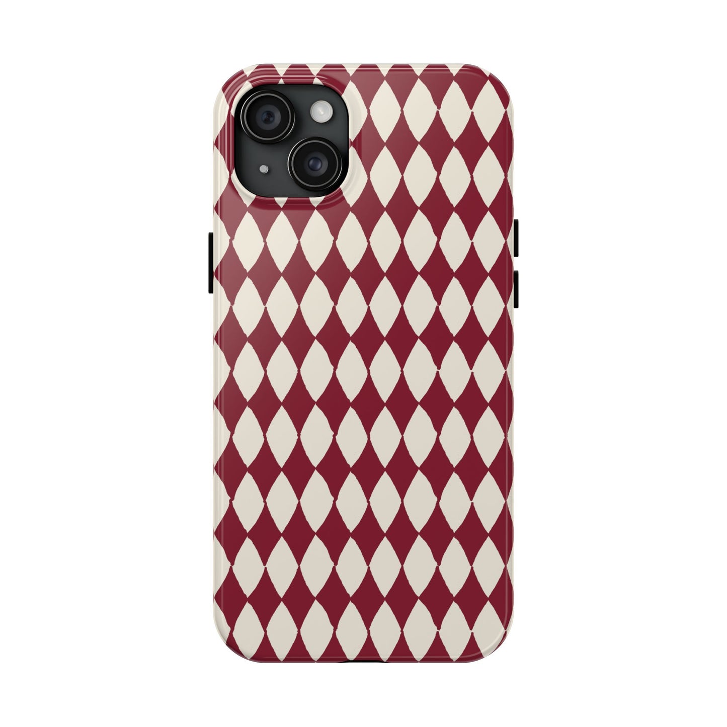 Diamond Ivory / Red Phone Case