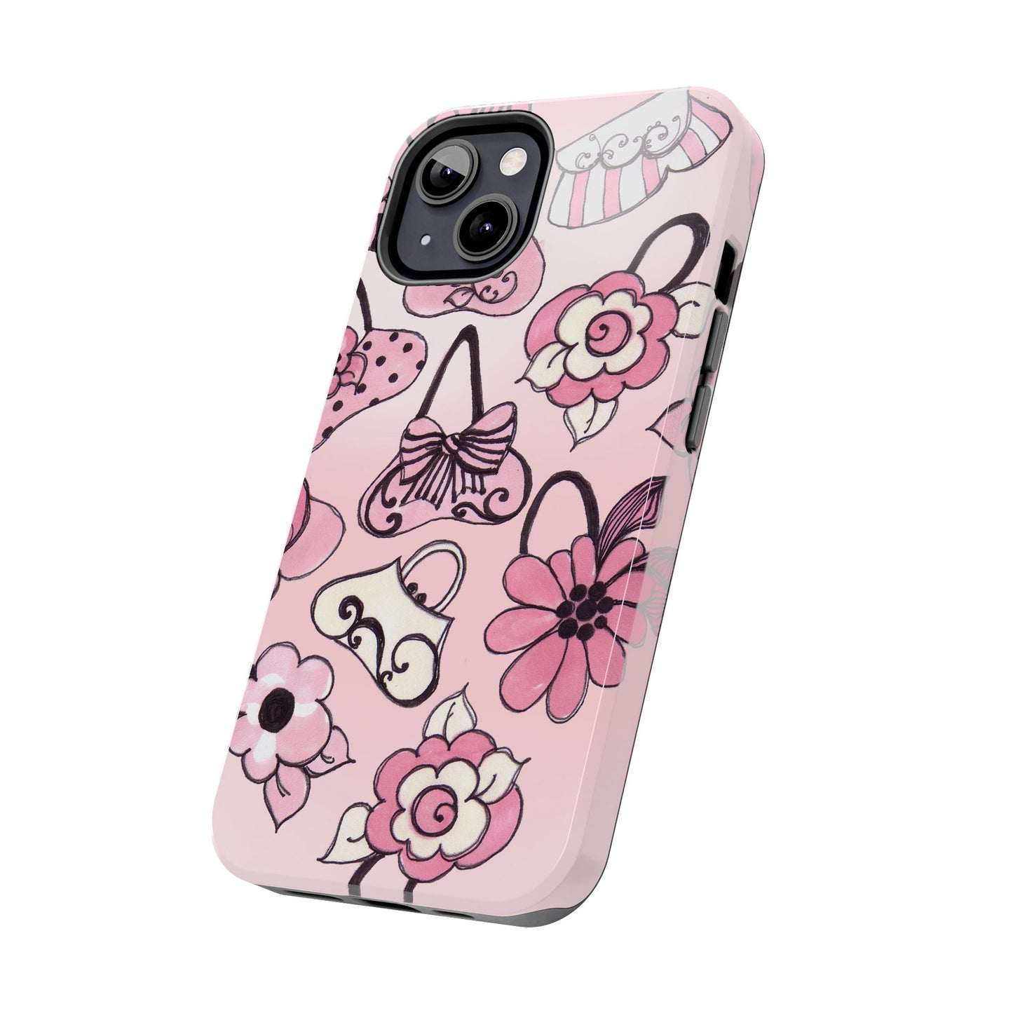Cat Bags Pink Phone Case