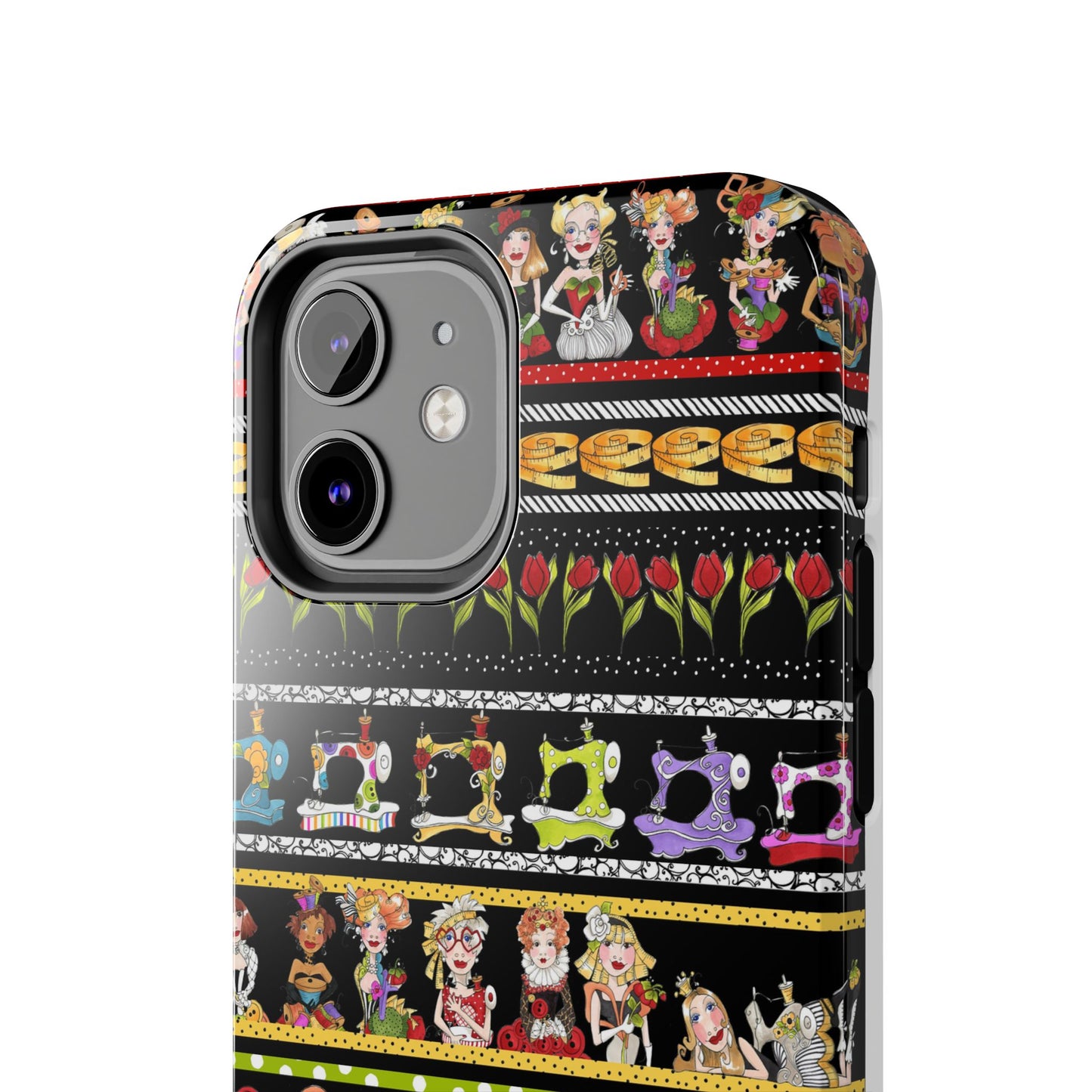Curious Border Black Phone Case