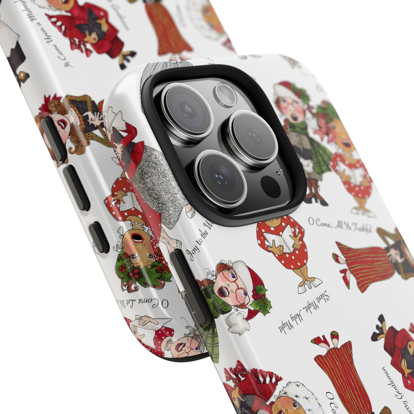 Tossed Carolers Phone Case