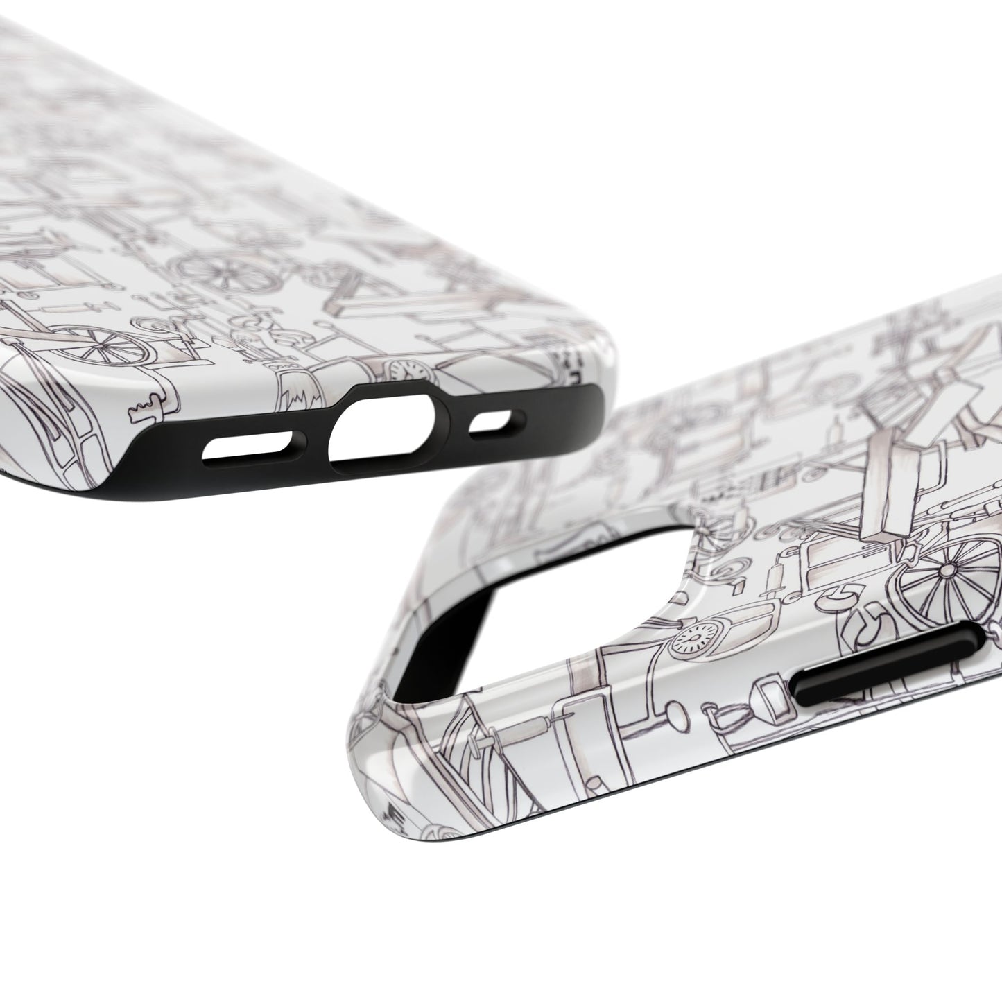 Essentials White / White Phone Case