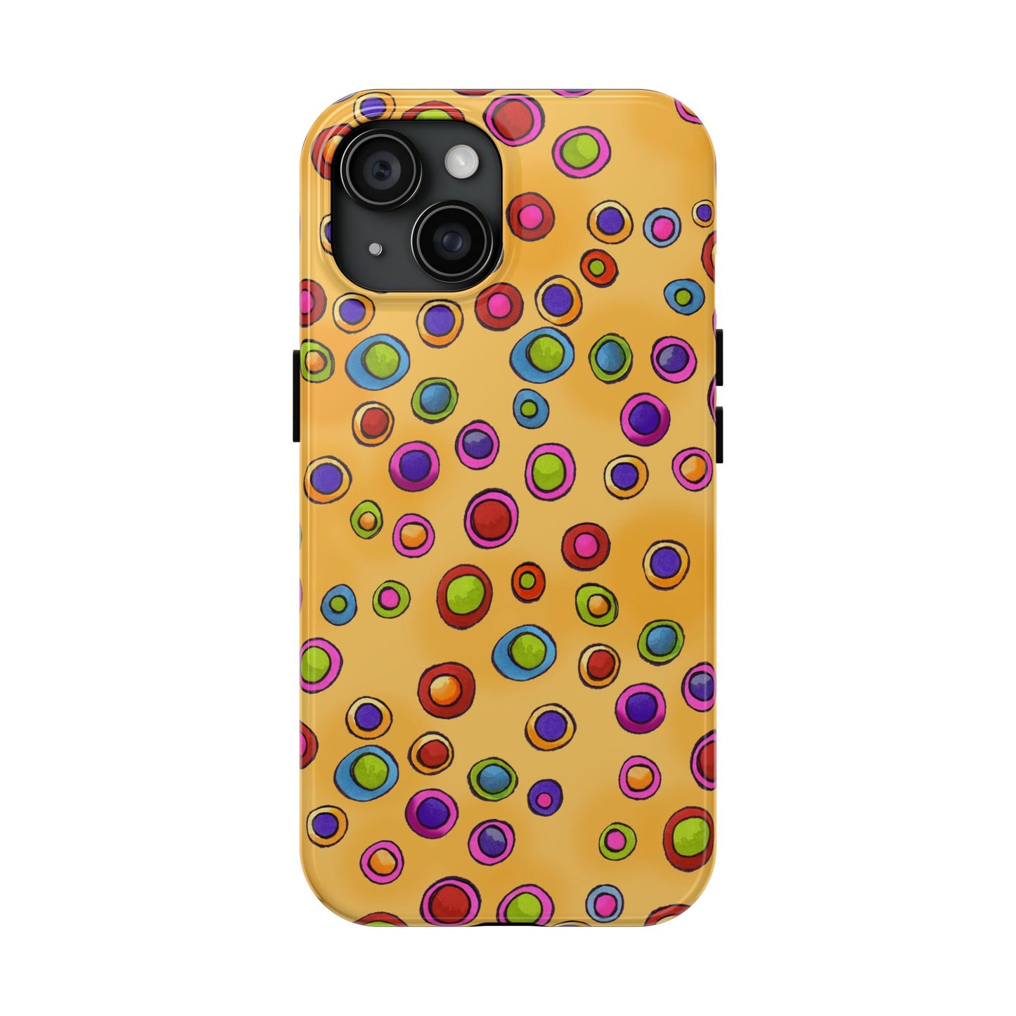 Dopey Dots Yellow Phone Case