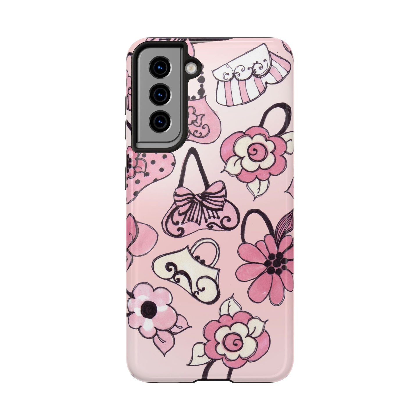 Cat Bags Pink Phone Case