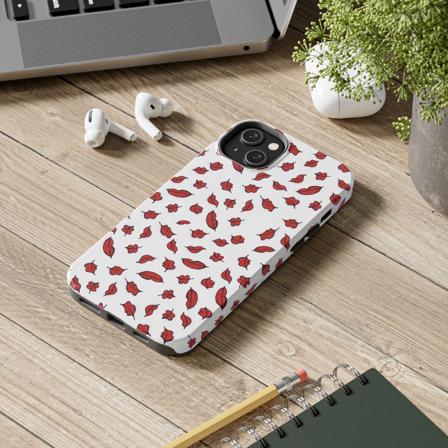 Autumn Lips White Phone Case