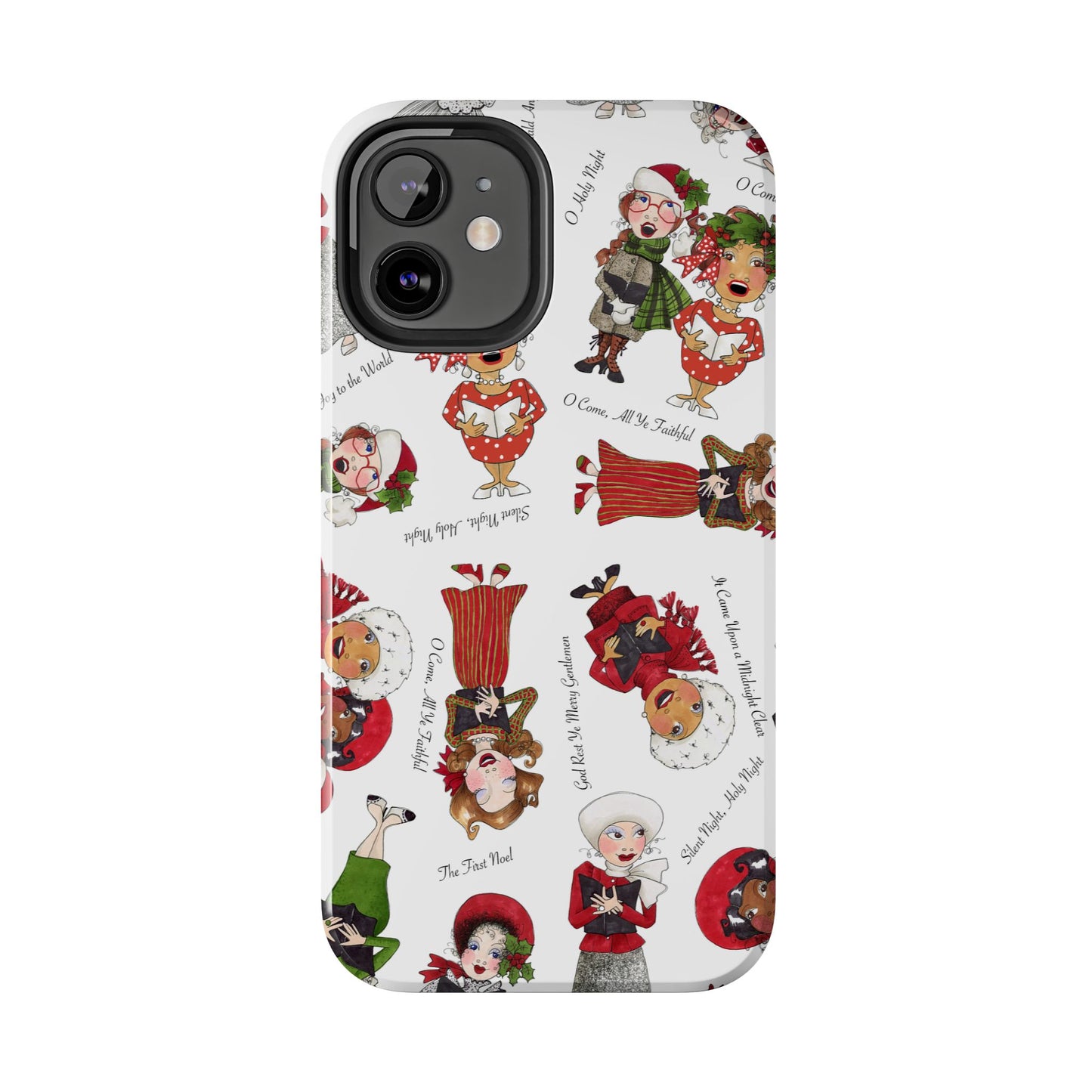 Tossed Carolers Phone Case