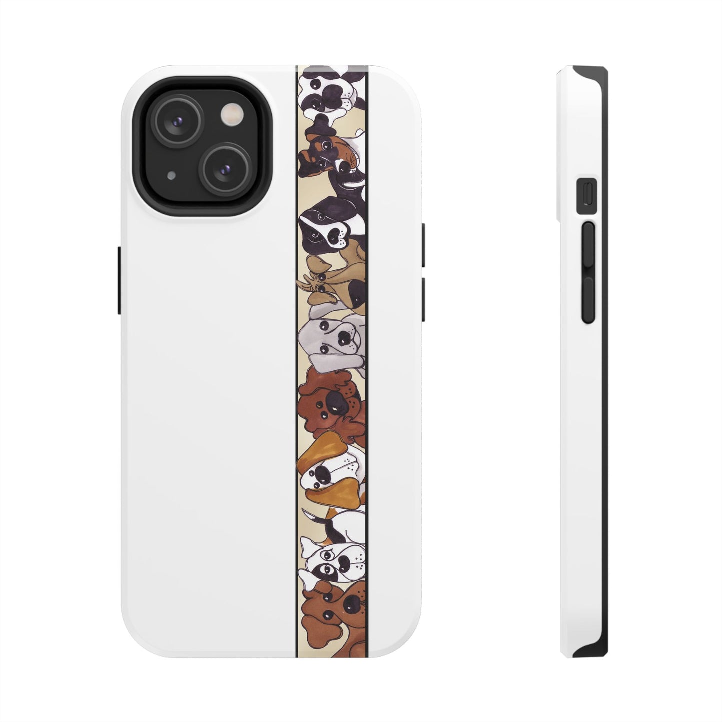 Doggie Delight Border Phone Case