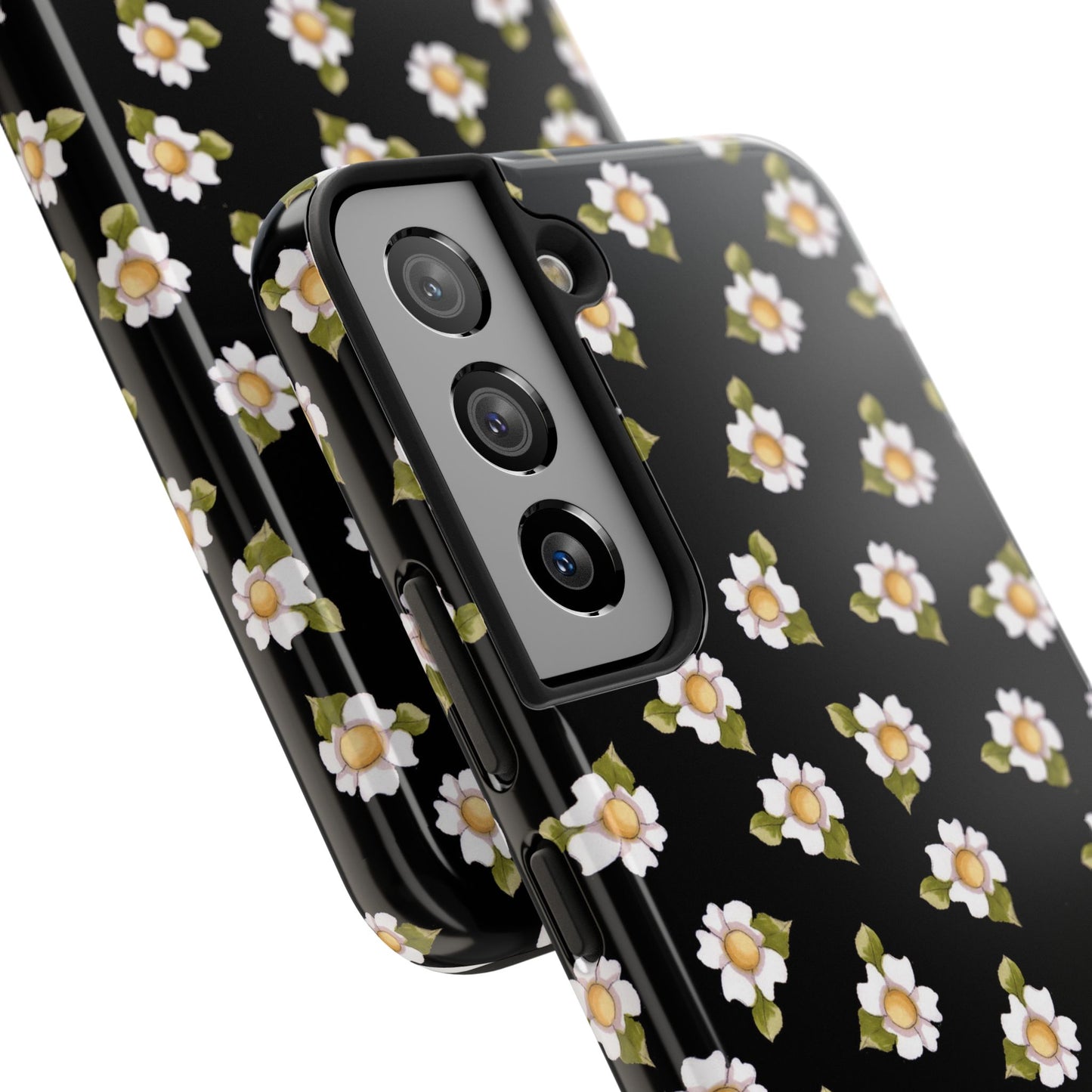 Daisies Black Phone Case
