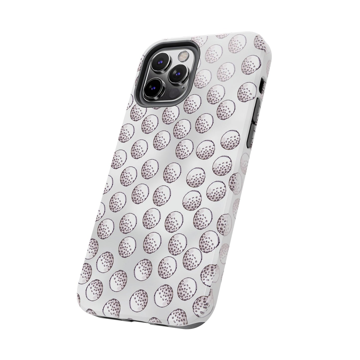 Ball Dots Gray Phone Case