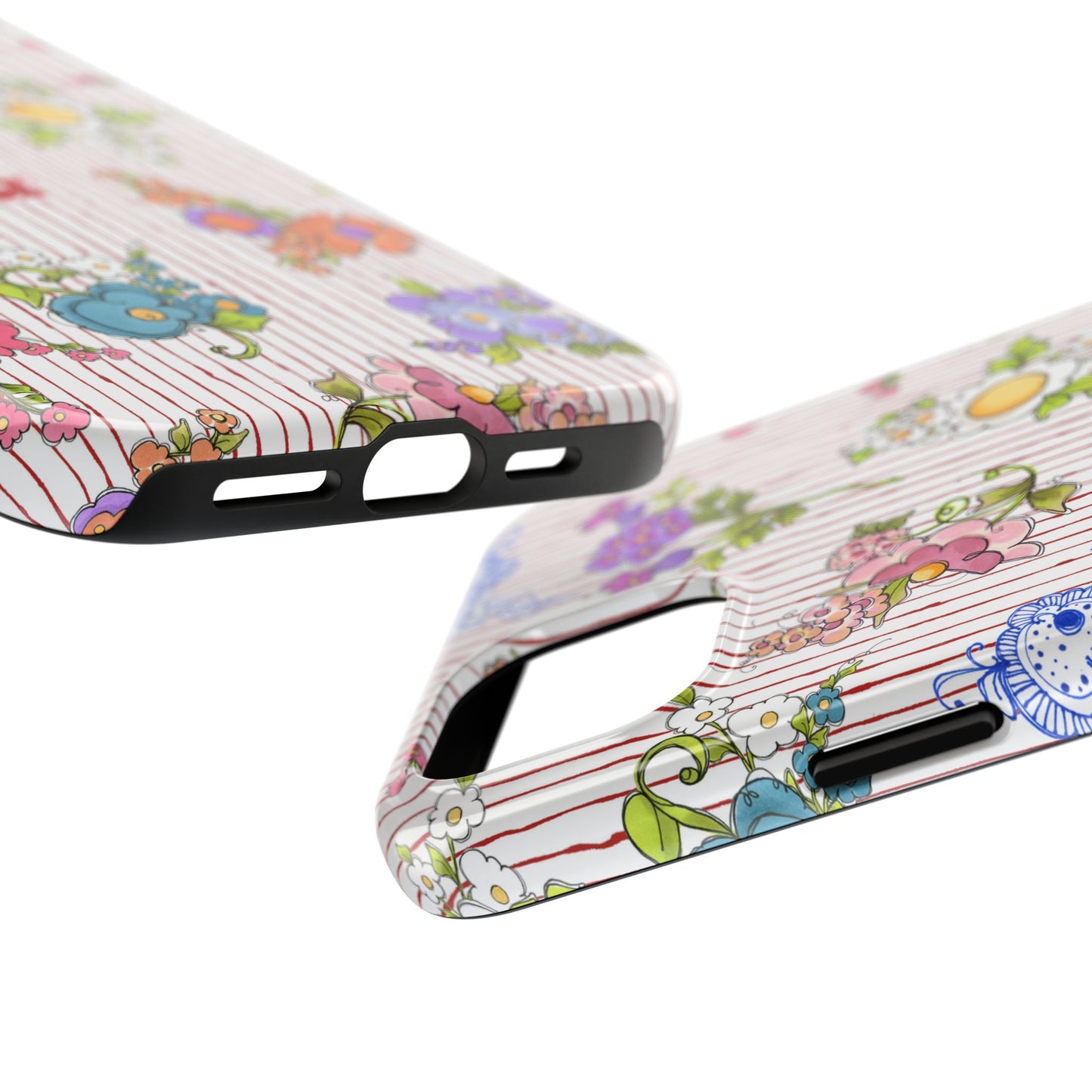 Mixed Bouquets Red / White Phone Case