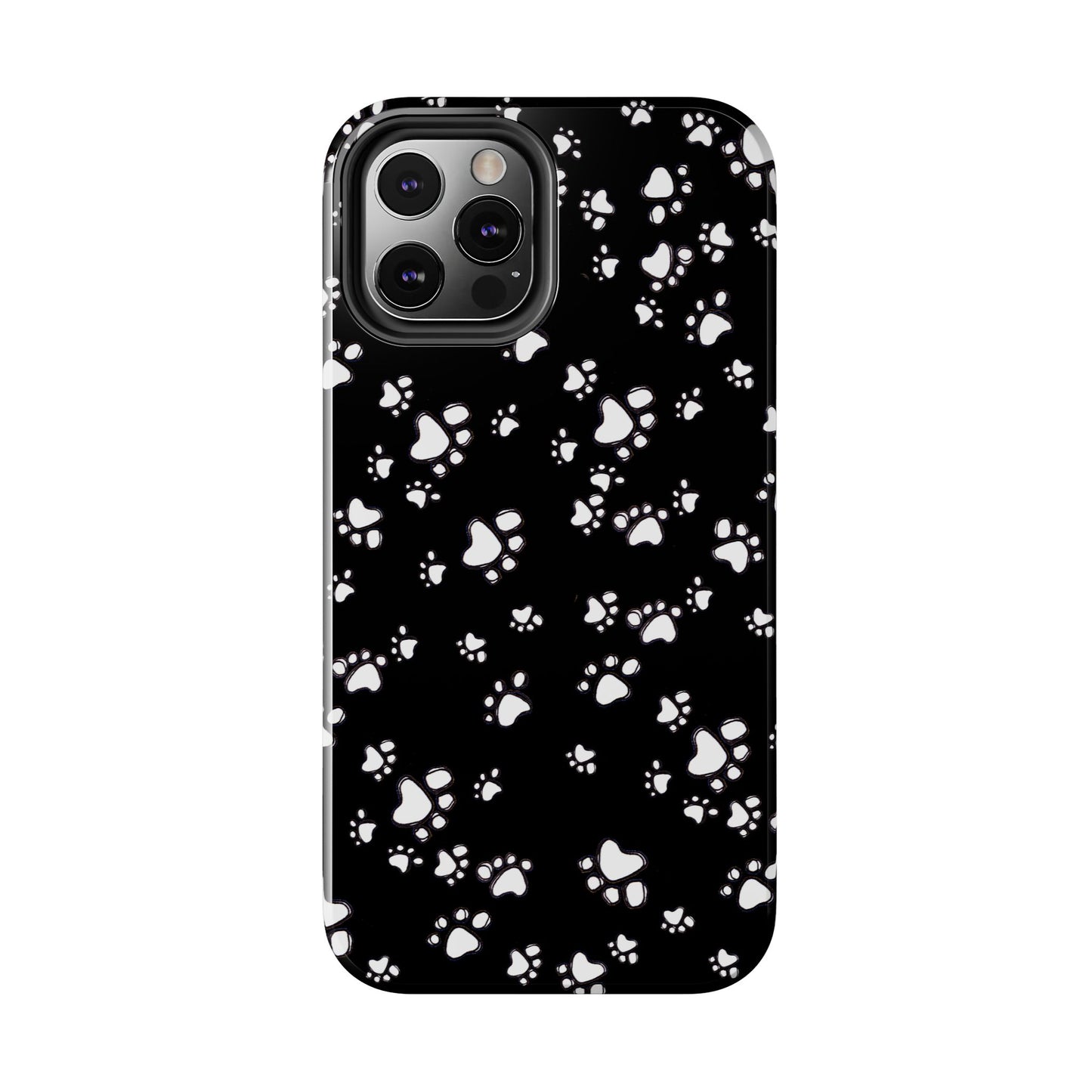 Paw Flakes Black Phone Case