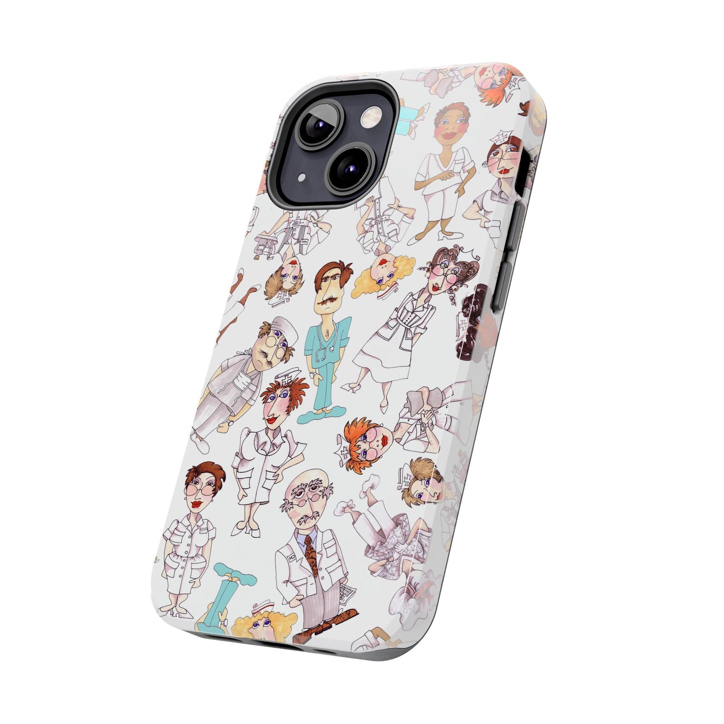 Happy Staff White Phone Case