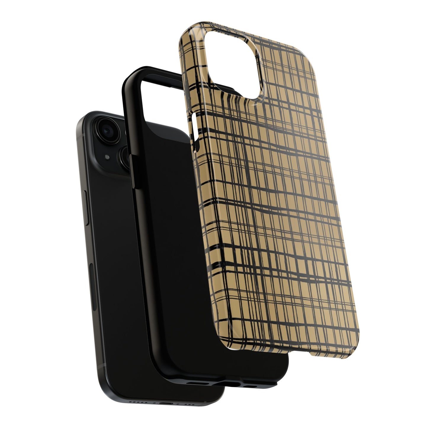 Doggie Fence Tan Phone Case