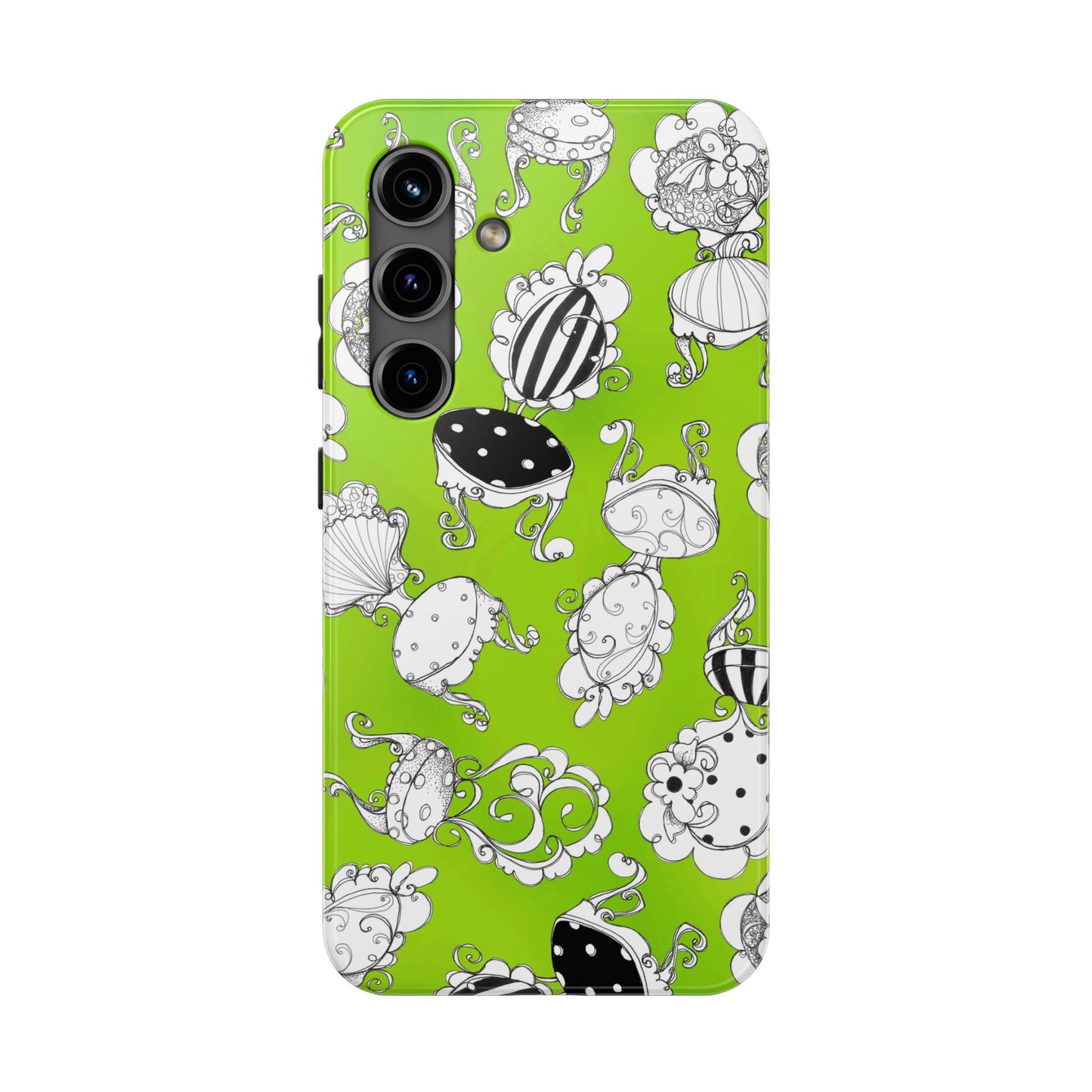 Bistro Chairs Lime Phone Case