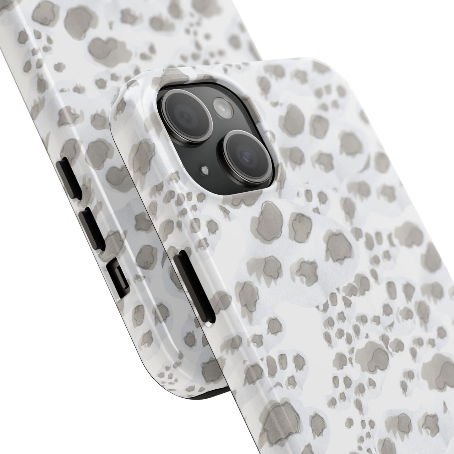 Kitty Dots White Phone Case