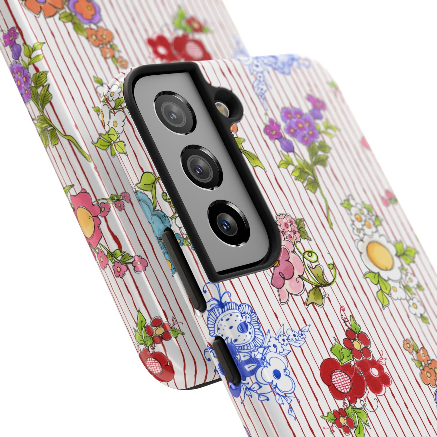 Mixed Bouquets Red / White Phone Case