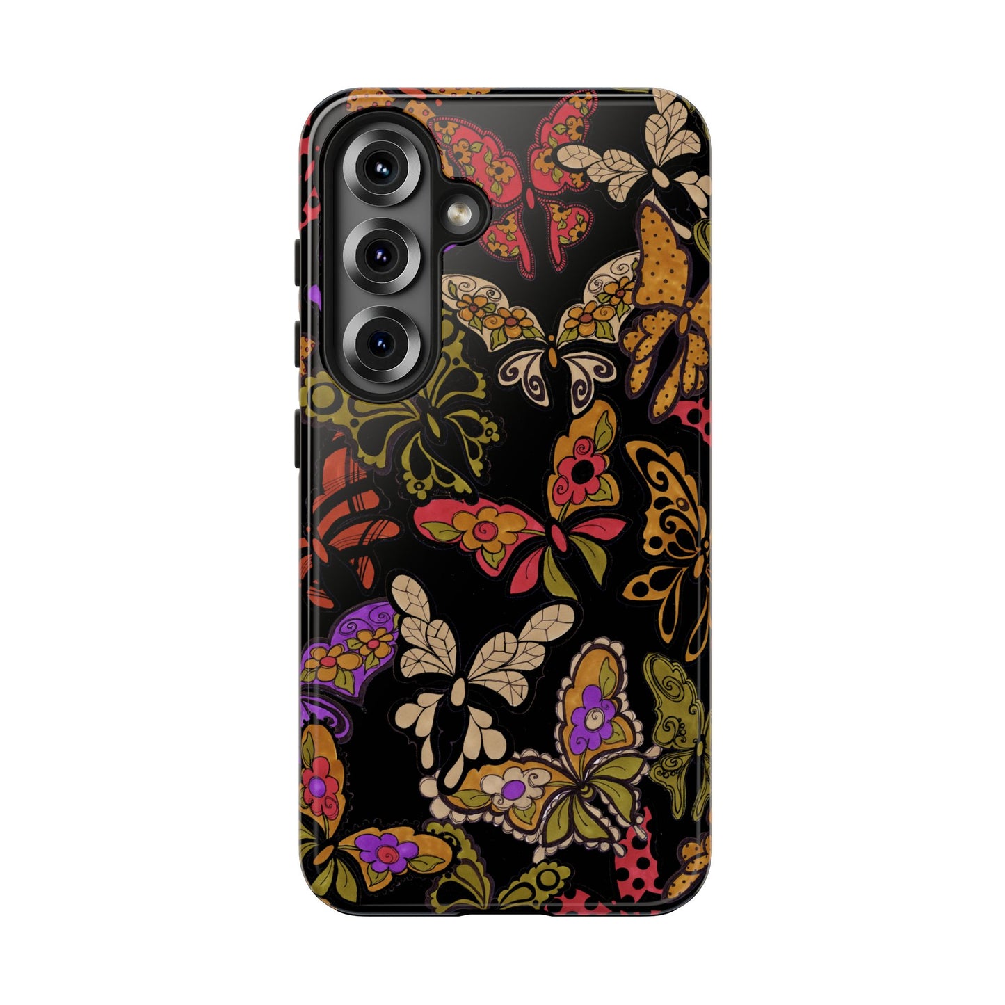 Flighty Black Phone Case