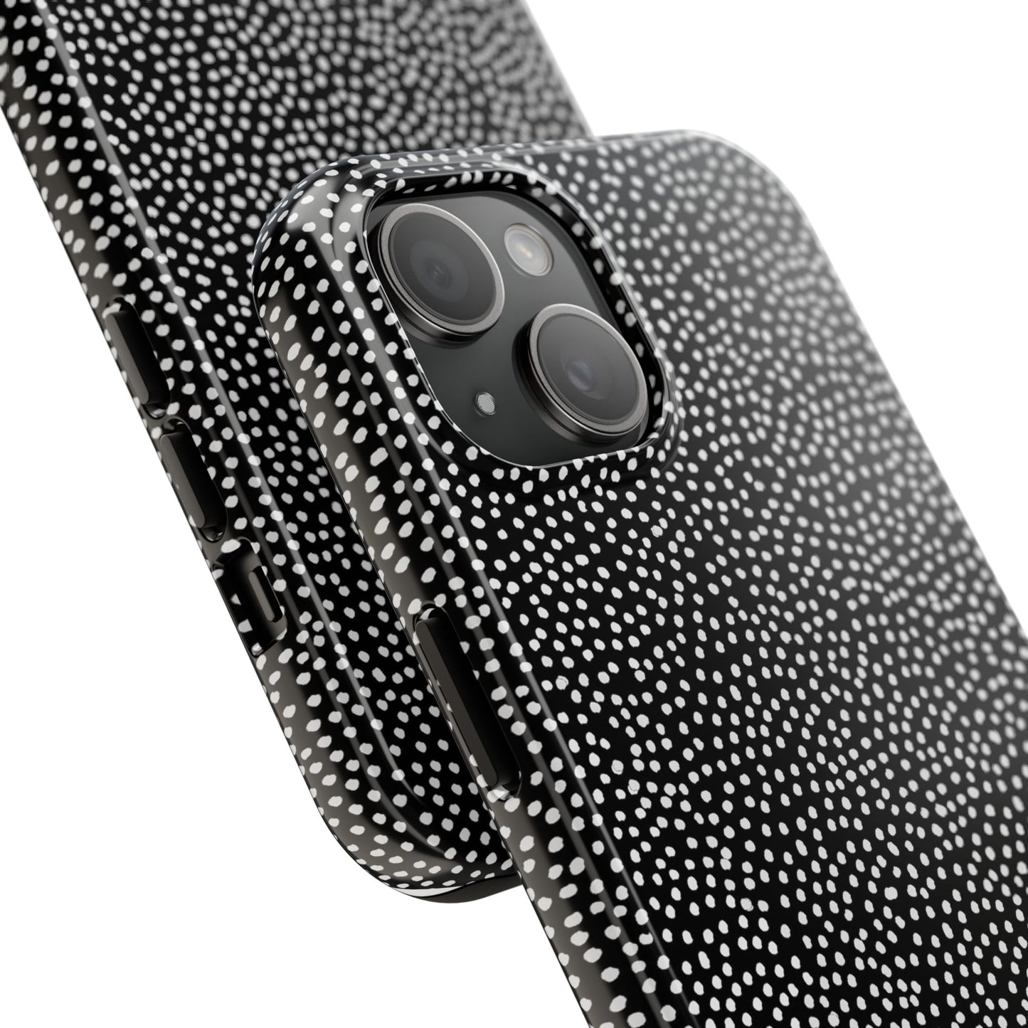 Baby Dots Black / White Phone Case