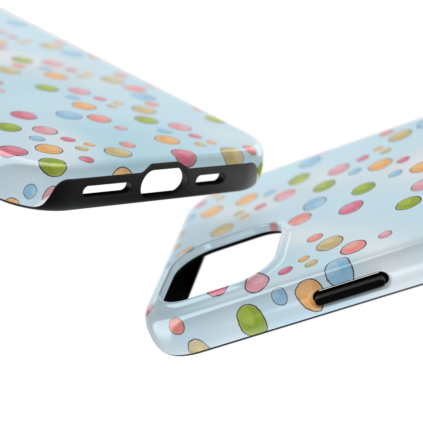 Clown Dots Blue Sky Phone Case